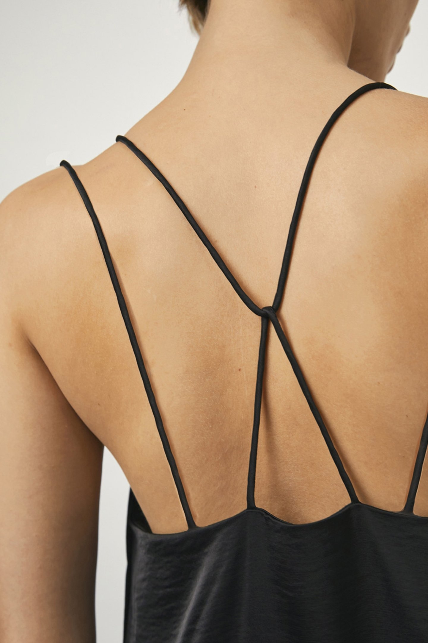 LOAN SATIN DRESS RAVEN 5