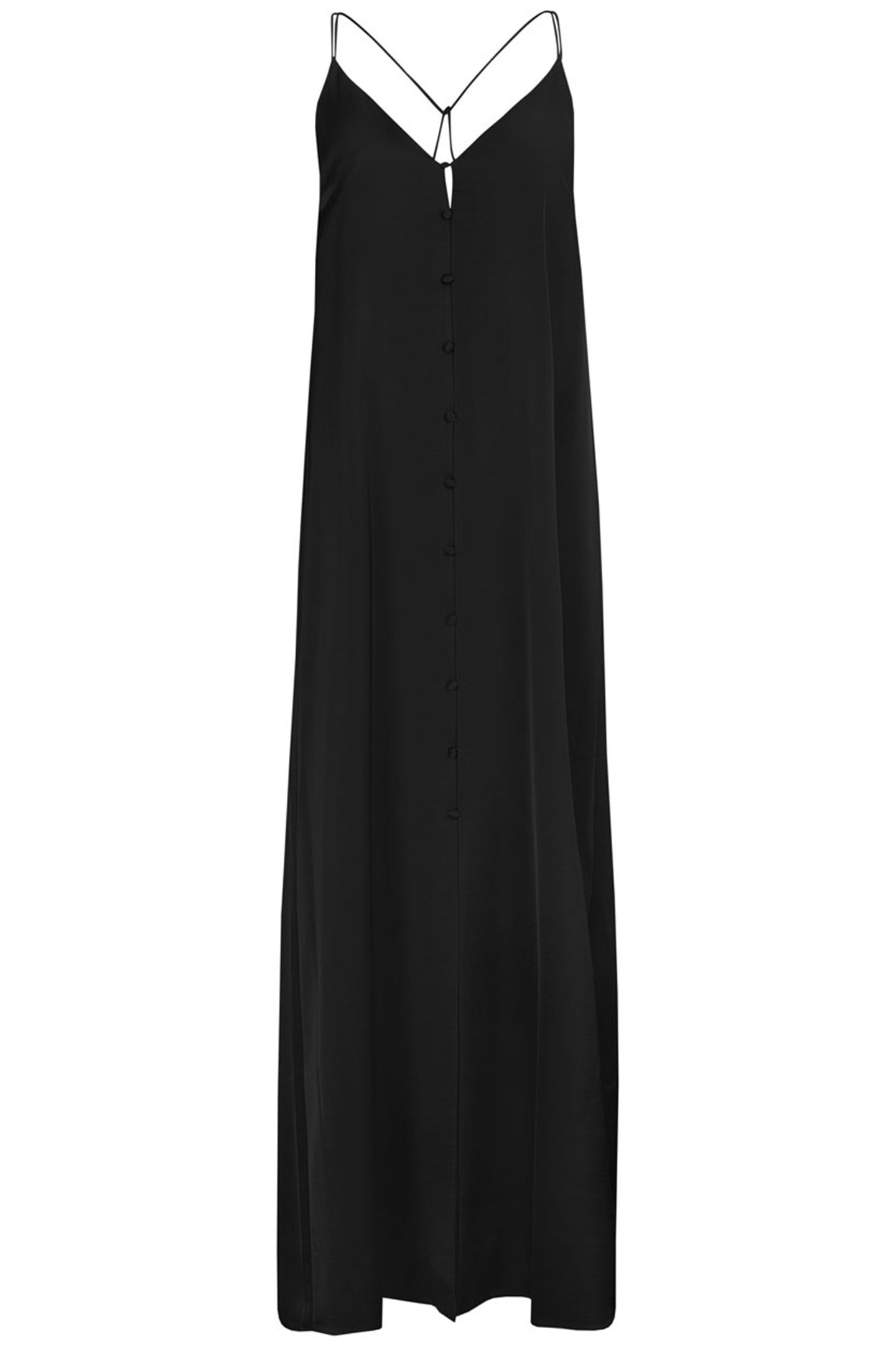 LOAN SATIN DRESS RAVEN 3