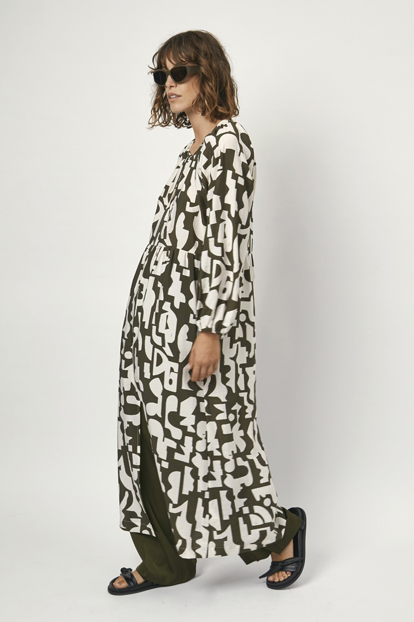 NIRIMI PRINTED MAXI DRESS JUNGLE LEAF 3