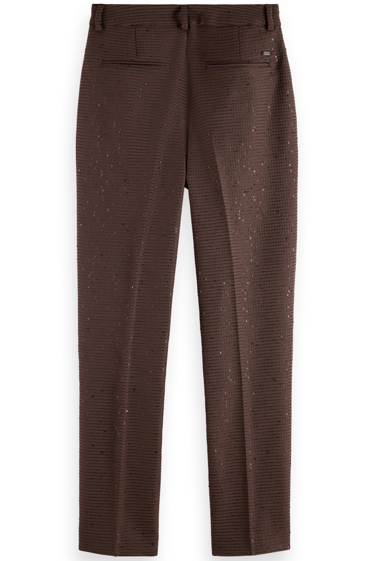 LOWRY SEQUIN JACQUARD PANT COFFEE 2