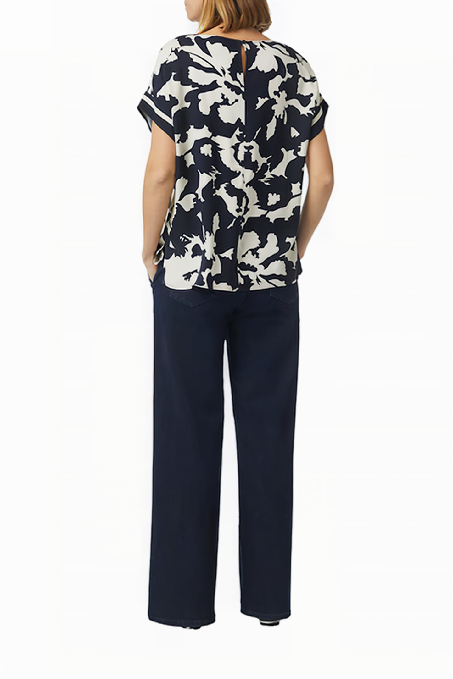 COMMA BLOUSES DARK BLUE 2