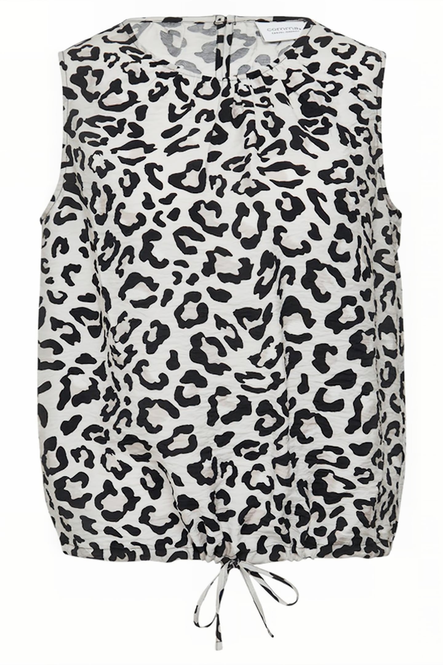 COMMA BLOUSES GREY/BLACK 3