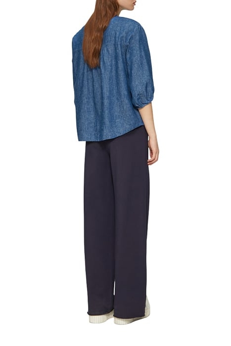 S.OLIVER BLOUSES BLUE-DENIM 2