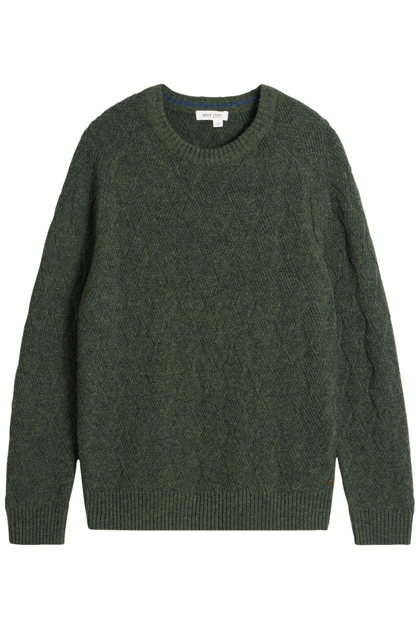 DIAMOND CREW NECK DARK GREEN 3