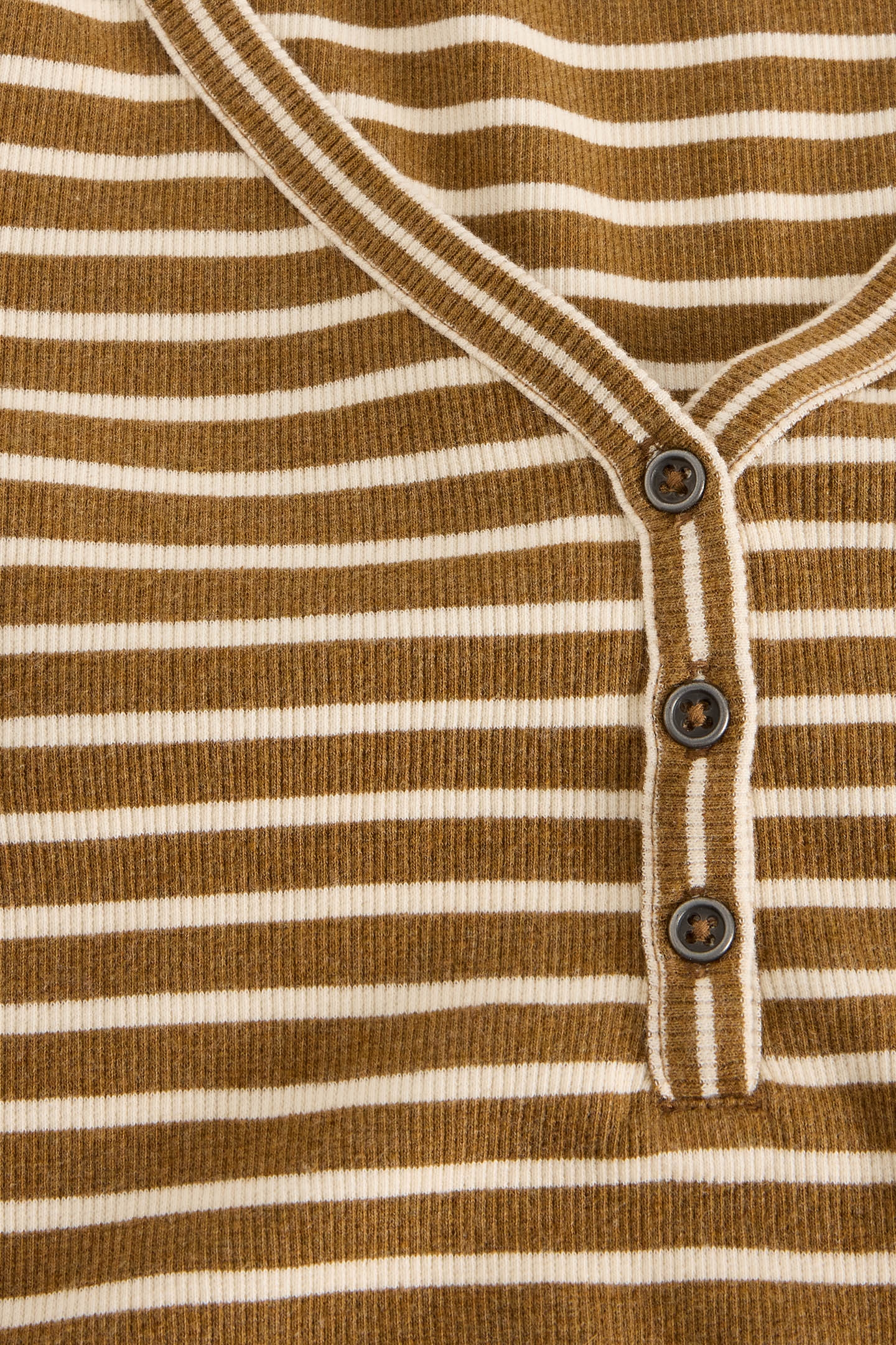HALLEY RIB STRIPE HENLEY CHARTREUSE MULTI 6