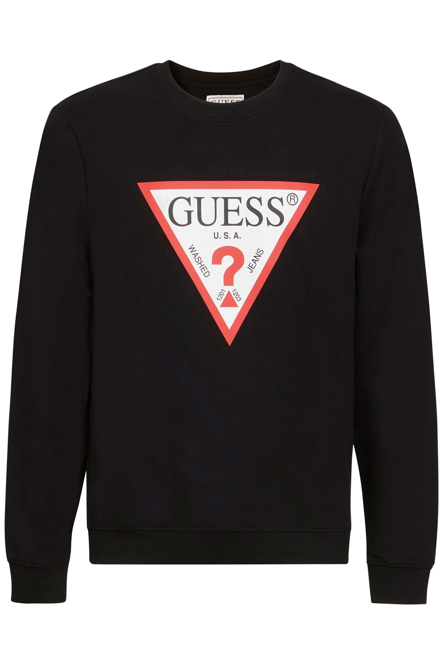 GUESS ECO AUDLEY CN FLEECE JET BLACK A996 4