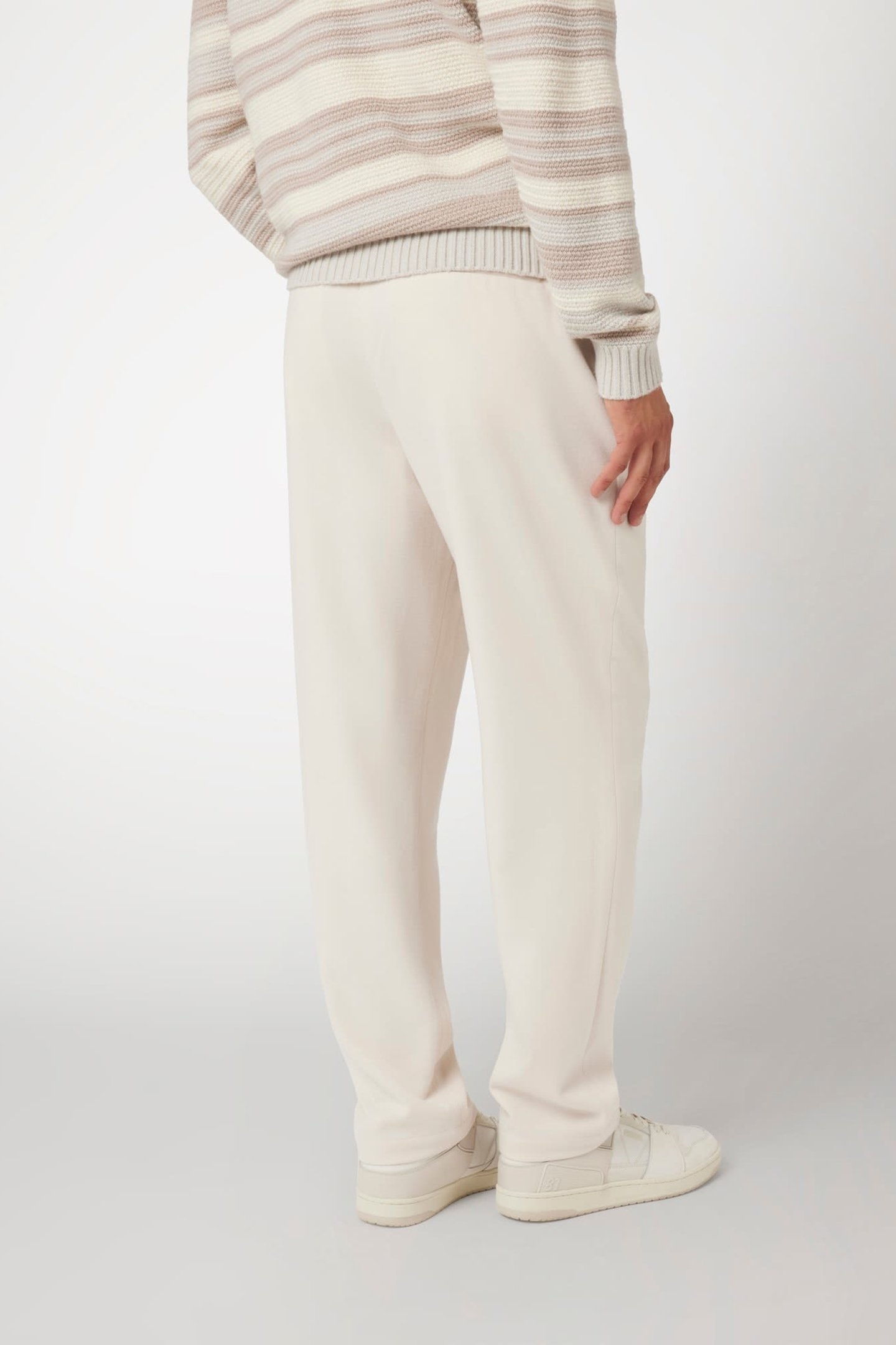 DANIEL TAPERED PANT WARM MILK 2