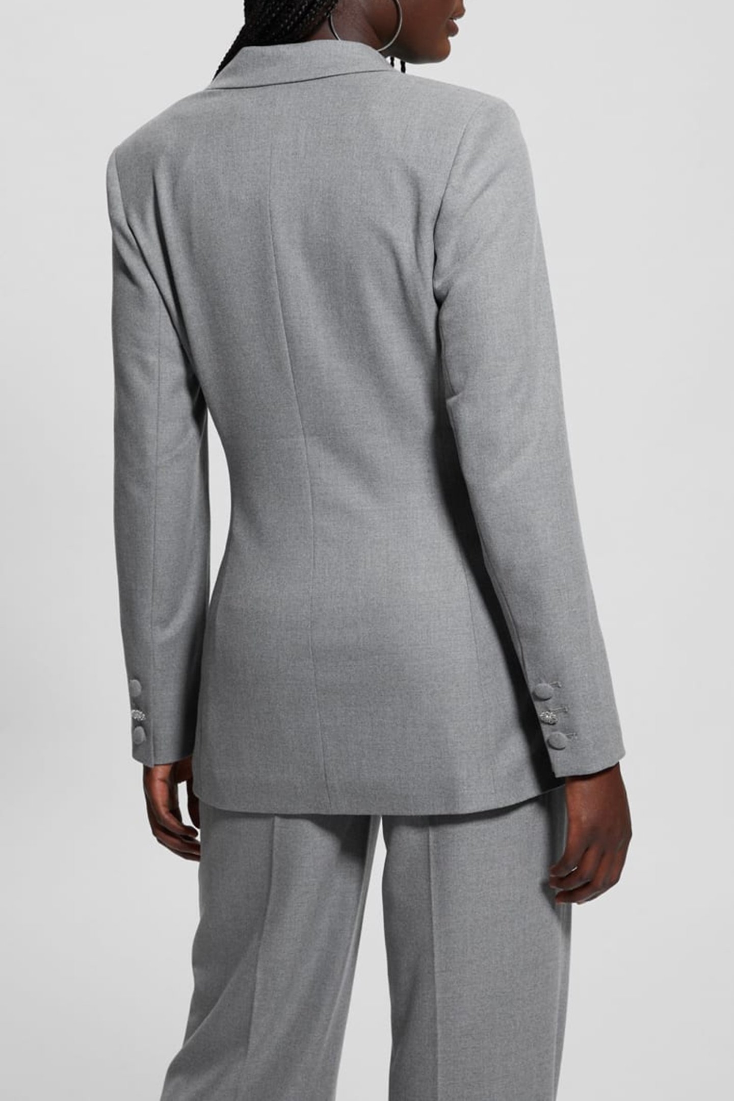 DORIS SINGLE BREAST CLOUDY GREY HEATHER 2