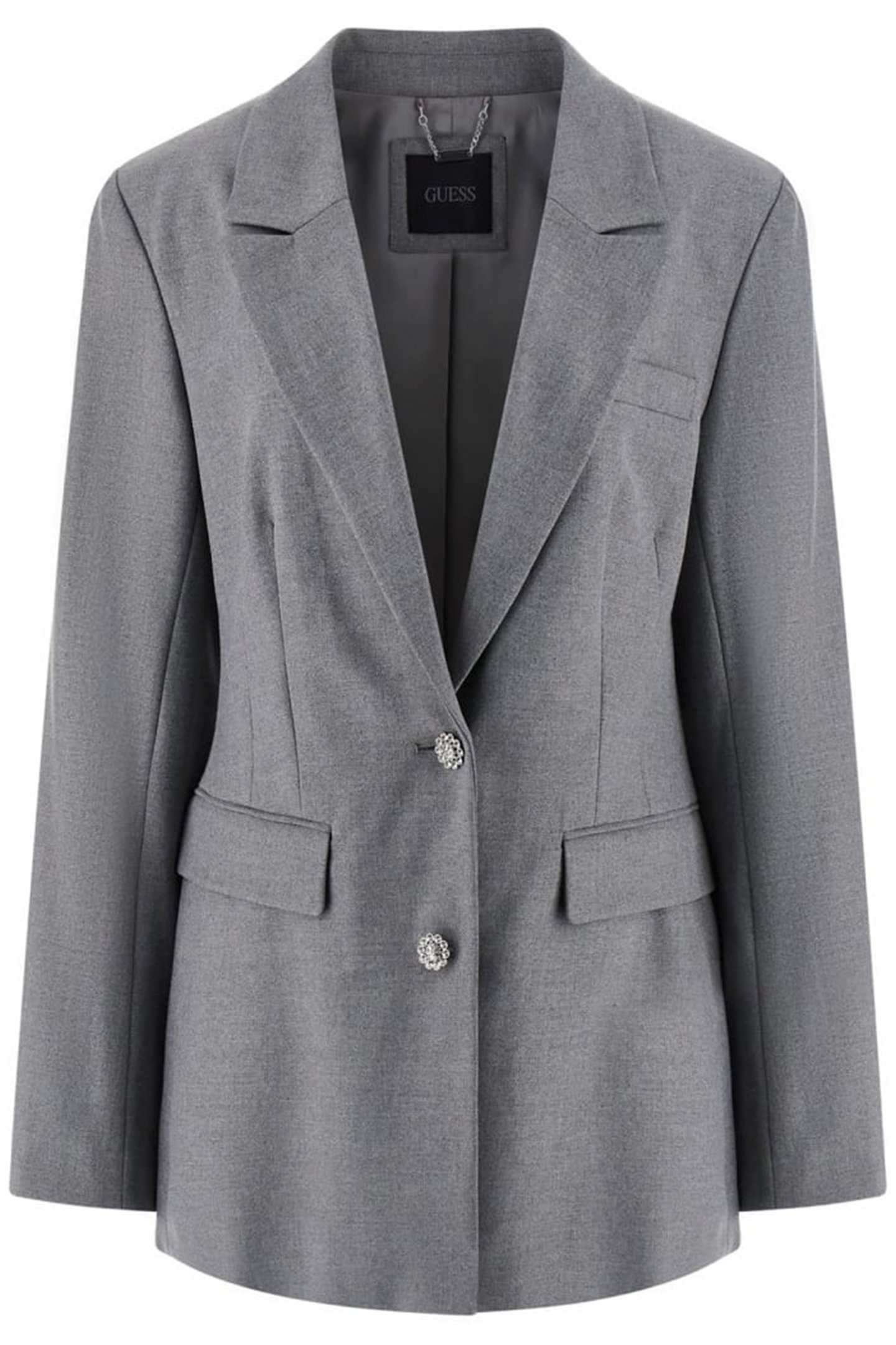 DORIS SINGLE BREAST CLOUDY GREY HEATHER 4