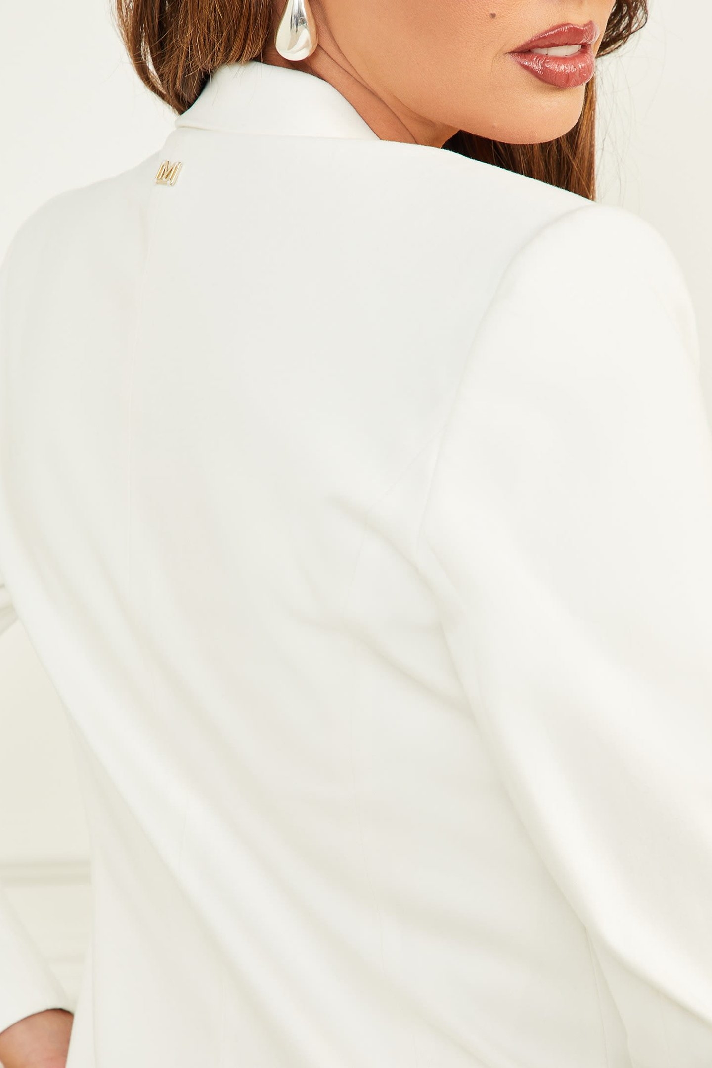 MARCIANO BY GUESS GLAM DE FLEUR BLAZER PALE PEARL 6