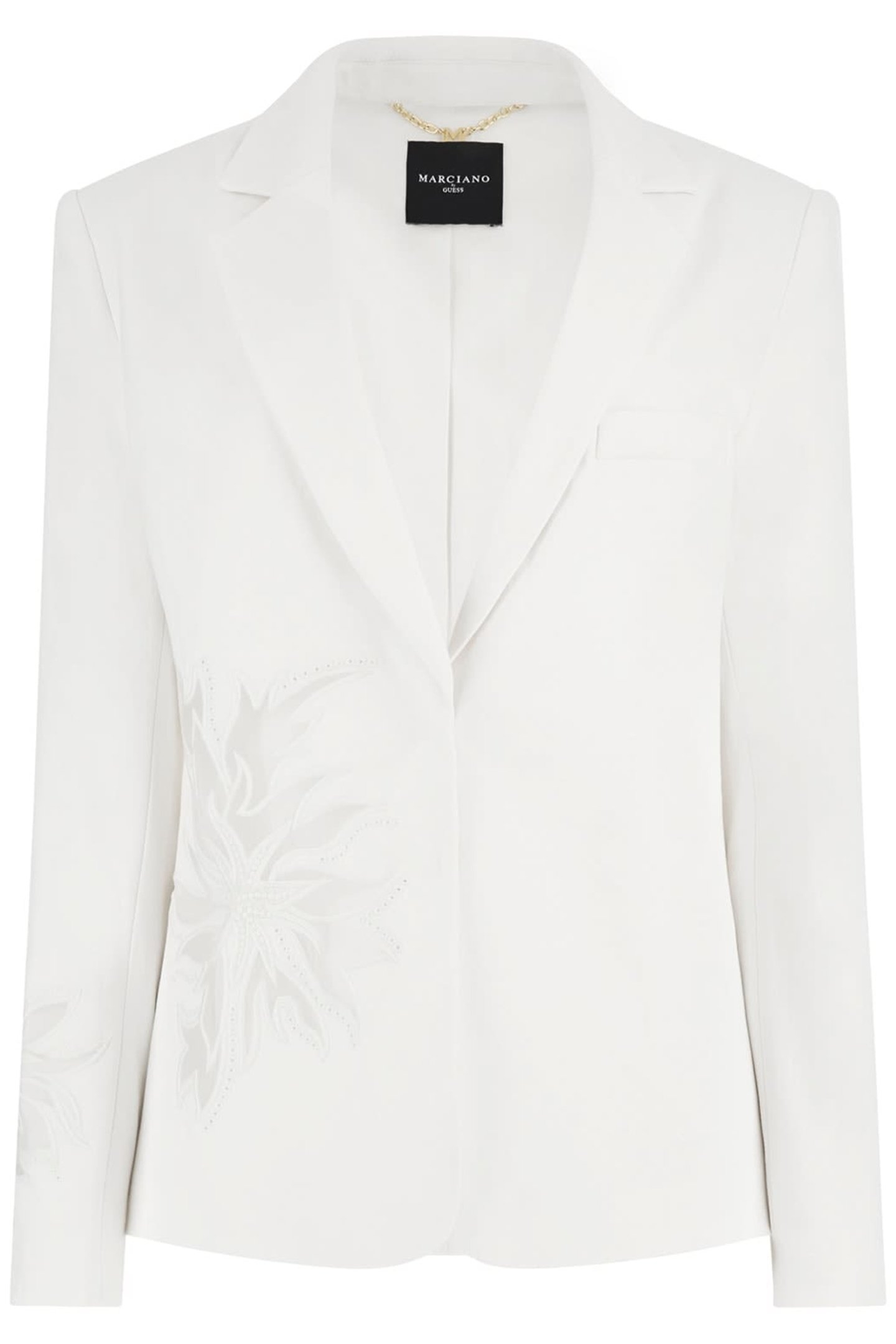 MARCIANO BY GUESS GLAM DE FLEUR BLAZER PALE PEARL 4