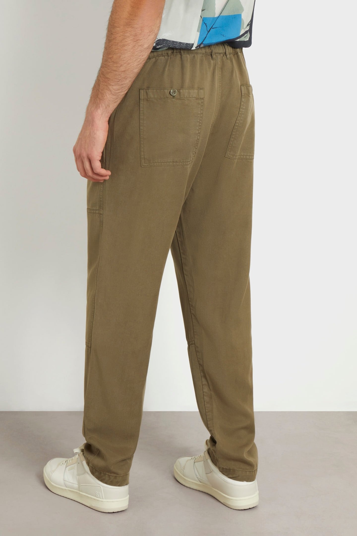 GUESS ECO BOWIE DRAW CORD PANT OAK TREE MULTI 2