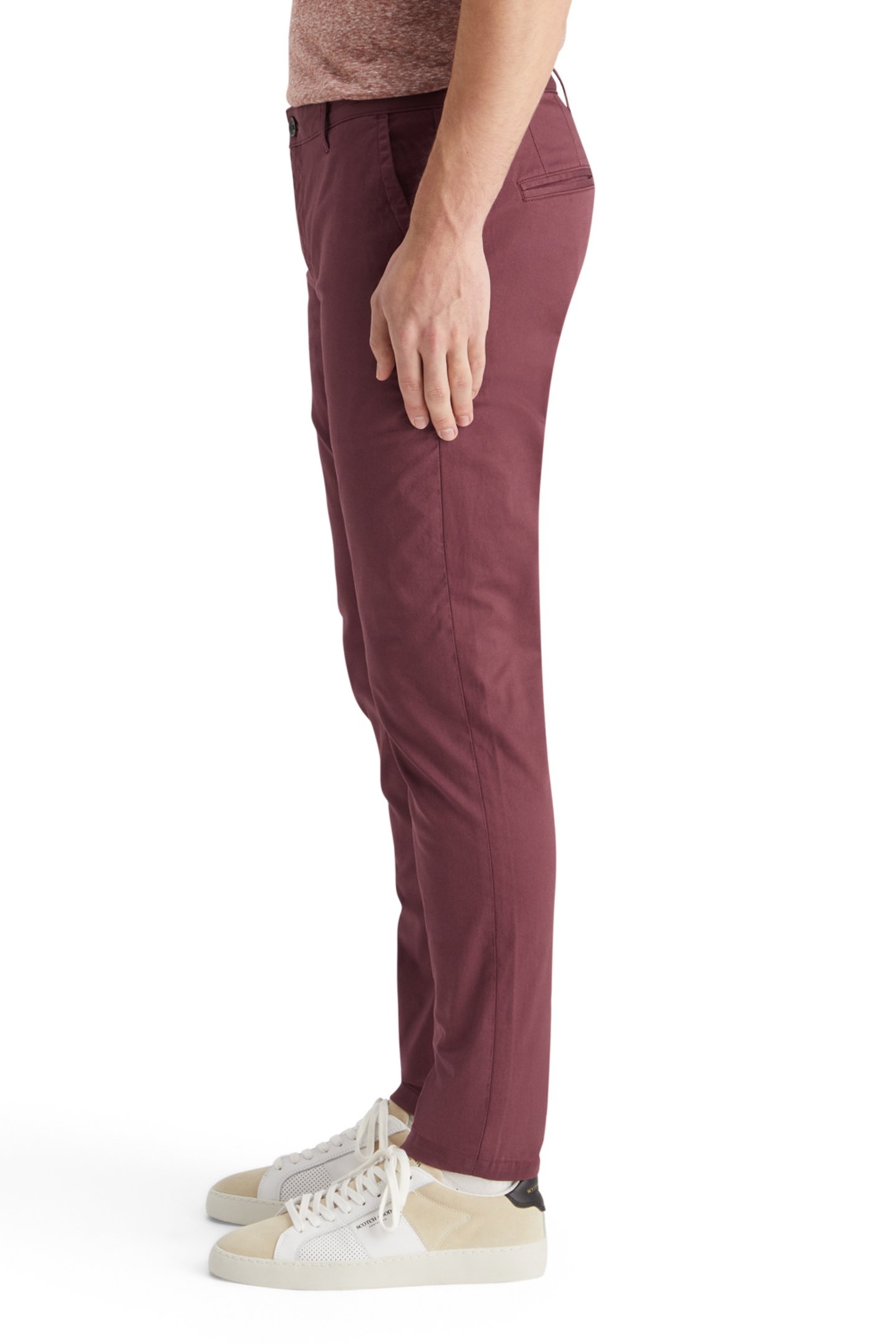ESSENTIAL MOTT- STRETCH COTTON CHINO WINE 7