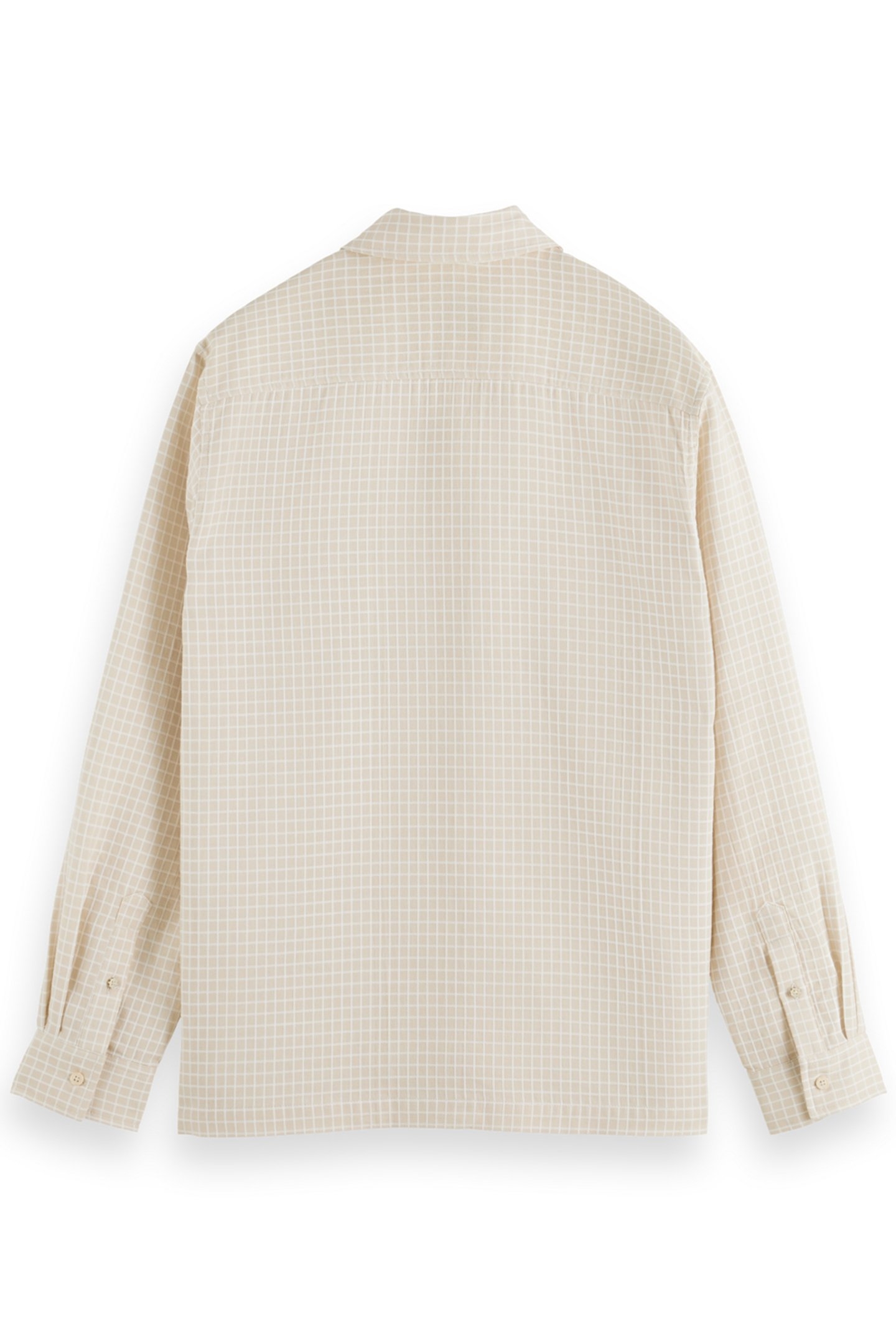 MICRO DOBBY CHECK SHIRT PARCHMENT 5