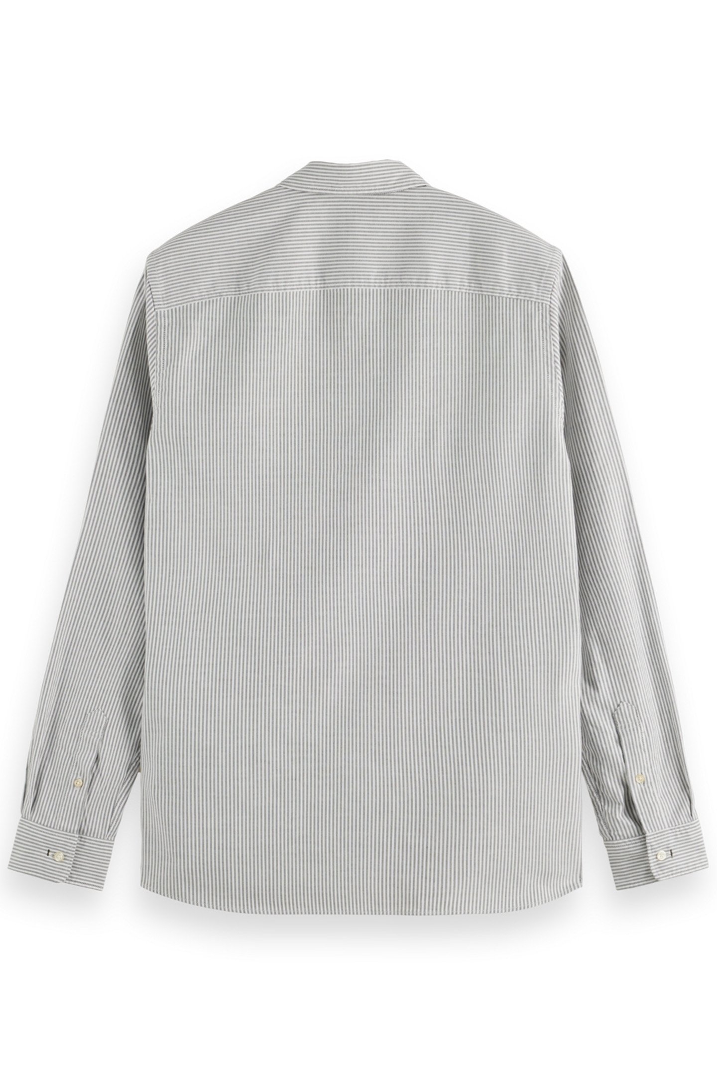 SEASONAL ESSENTIALS OXFORD STRIPED SHIRT GREEN STRIPE 2