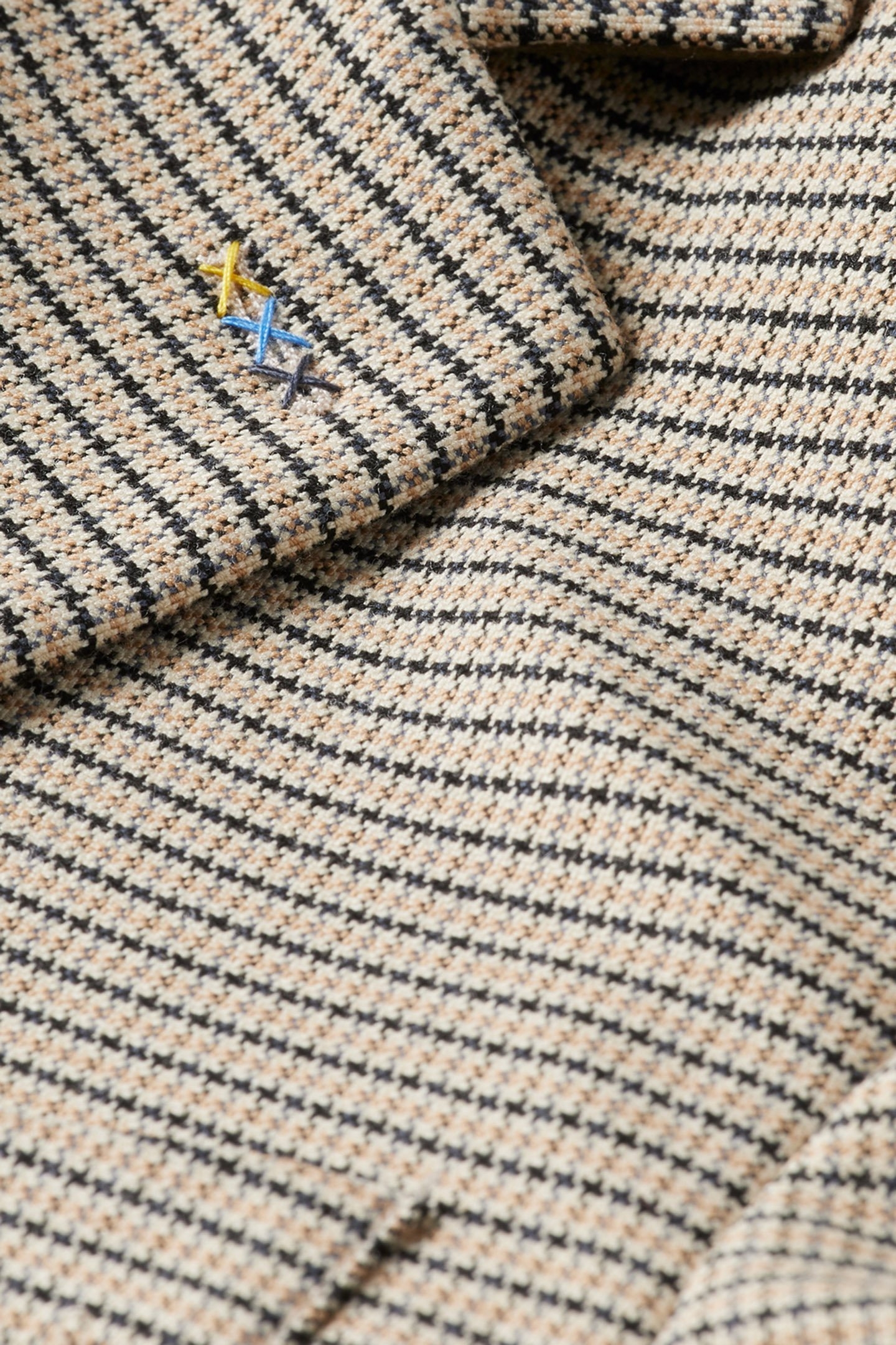 SINGLE BREASTED YARN-DYED BLAZER ANTRA OFFWHITE MINI CHECK 8