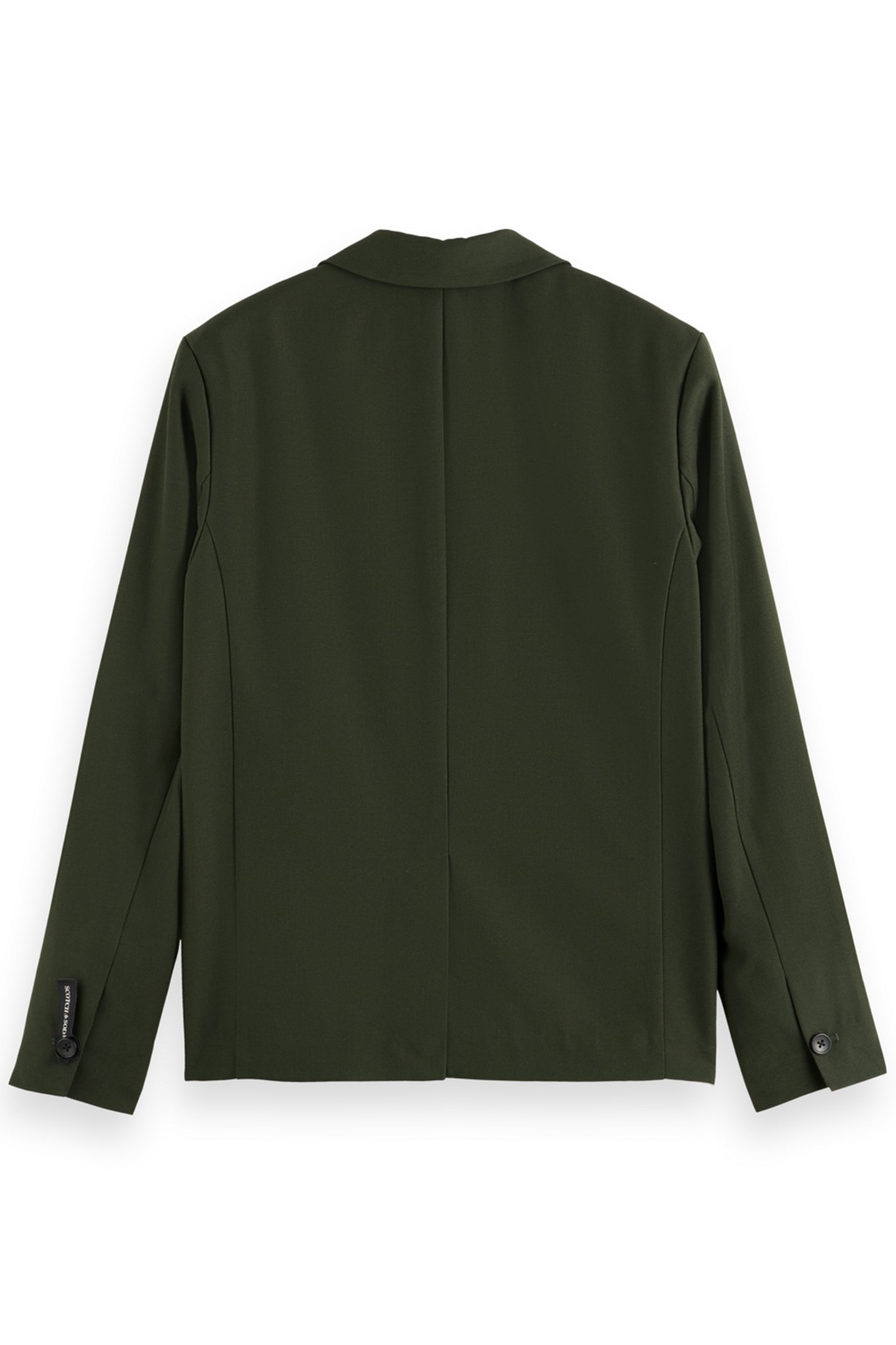 UNCONSTRUCTED RELAXED WOOL-BLEND BLAZER HERITAGE GREEN 2