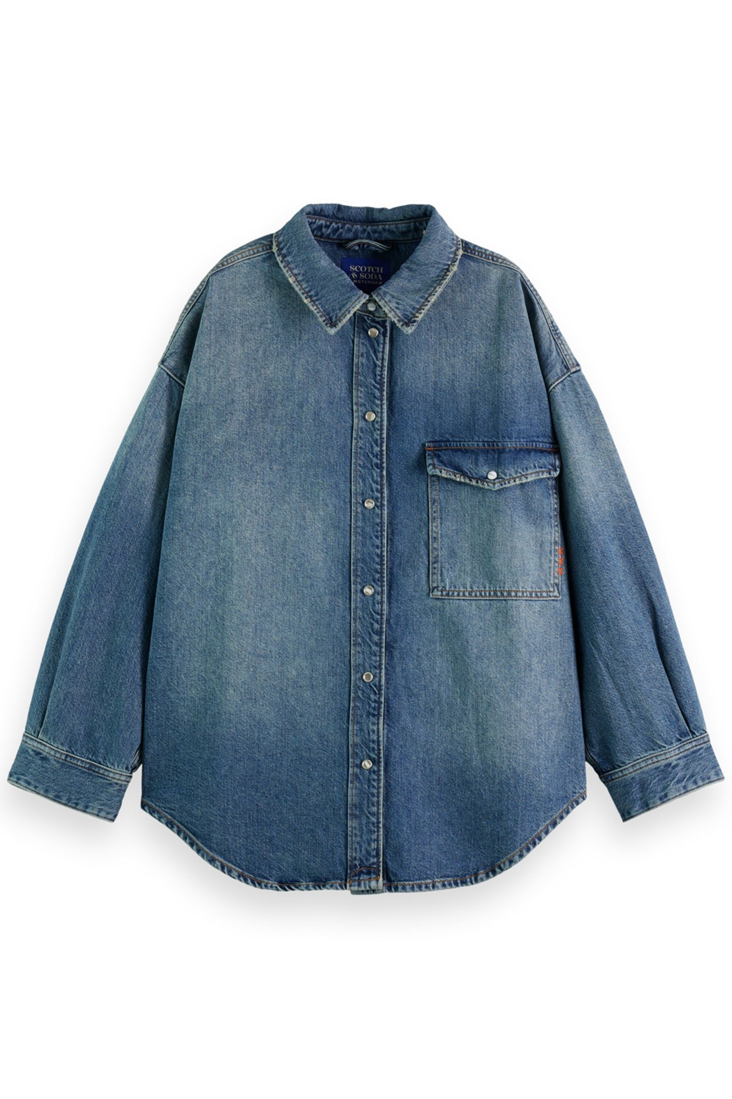 VINTAGE WASHED DENIM OVERSHIRT - FRISCO NIGHTS FRISCO NIGHTS 4