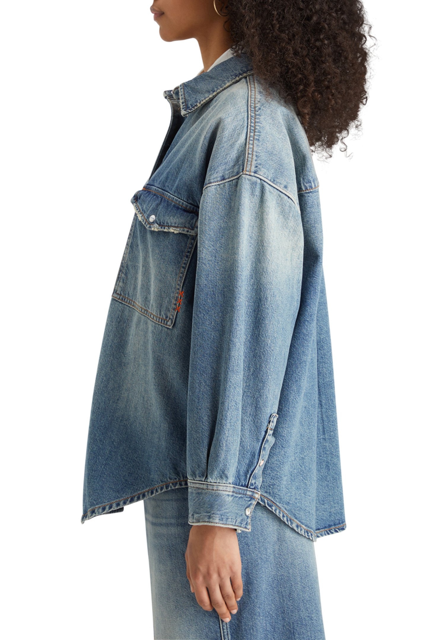 VINTAGE WASHED DENIM OVERSHIRT - FRISCO NIGHTS FRISCO NIGHTS 7