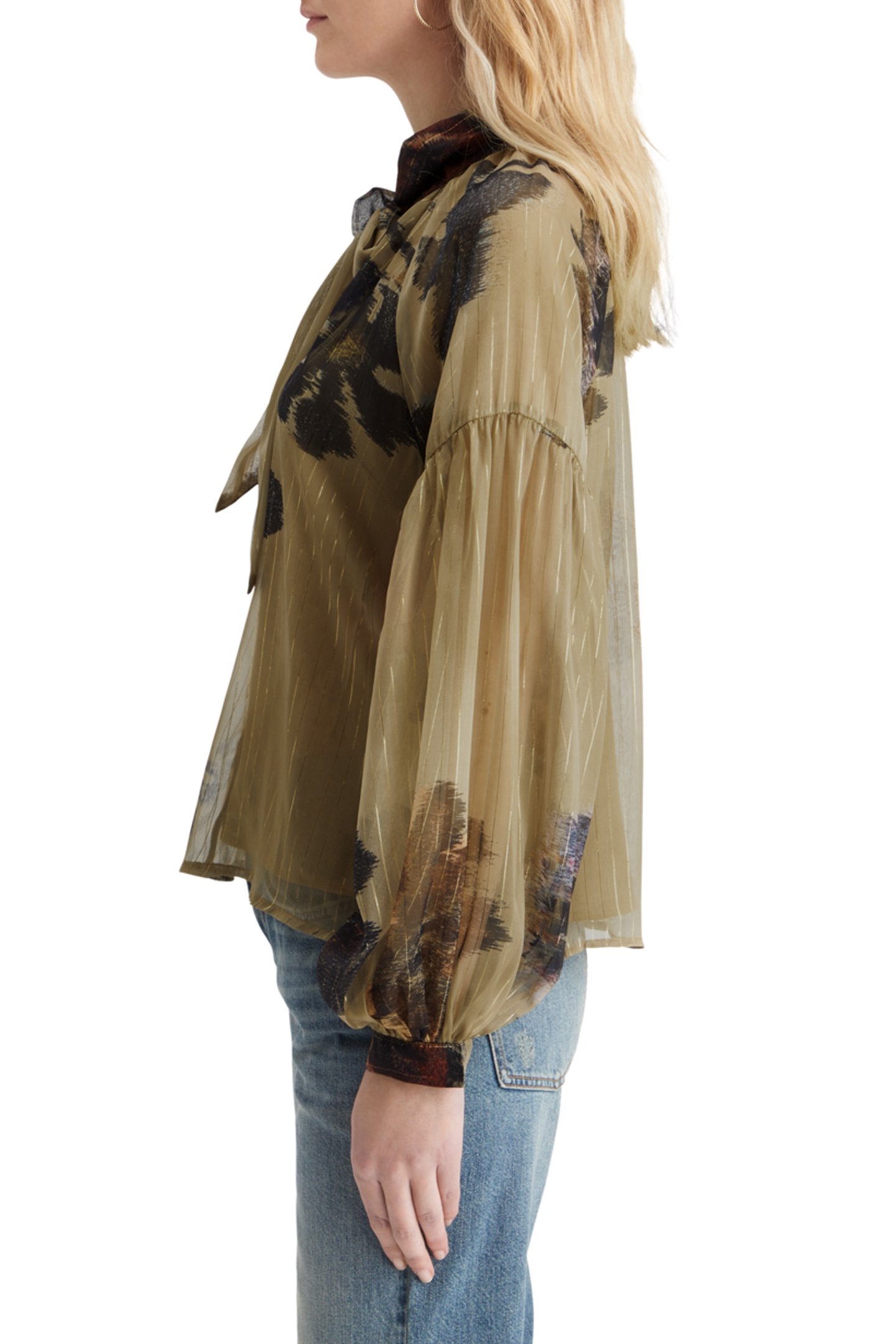 LUREX TOP POETRY TAPESTRY MILITARY 7
