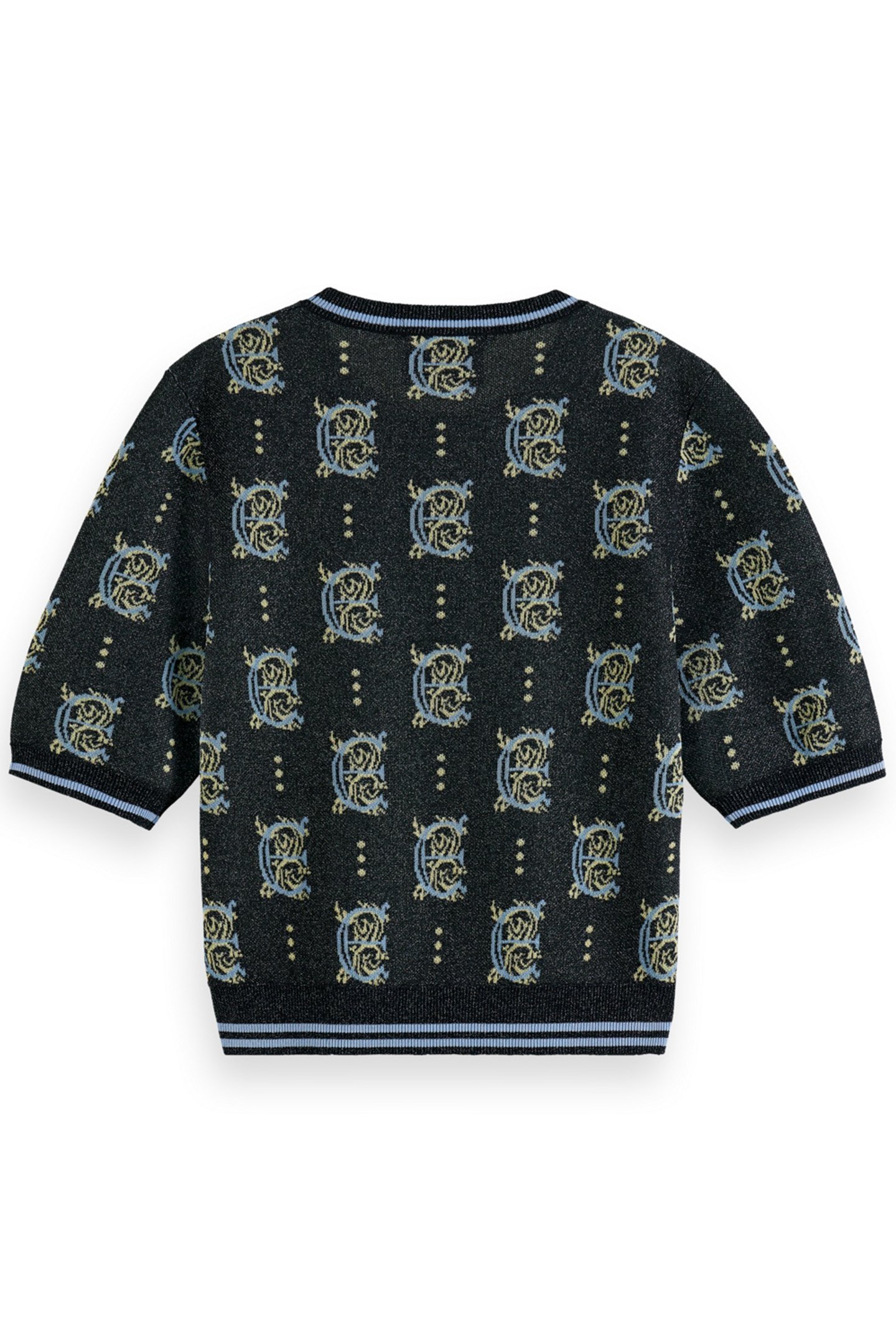 JACQUARD CROPPED PULLOVER NIGHT 5