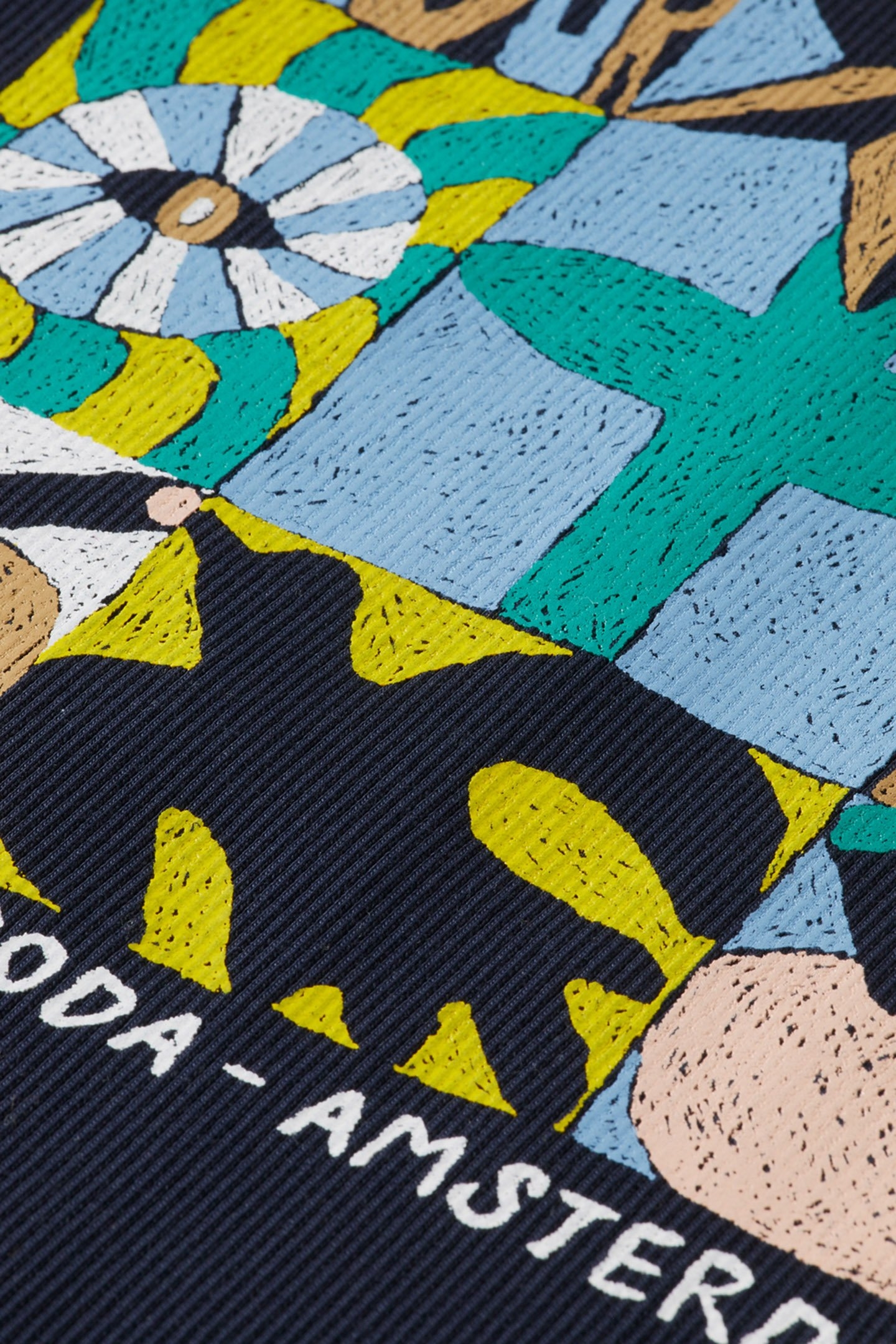 GIRL FREE MIND LONG SLEEVE RIB T-SHIRT NIGHT 3