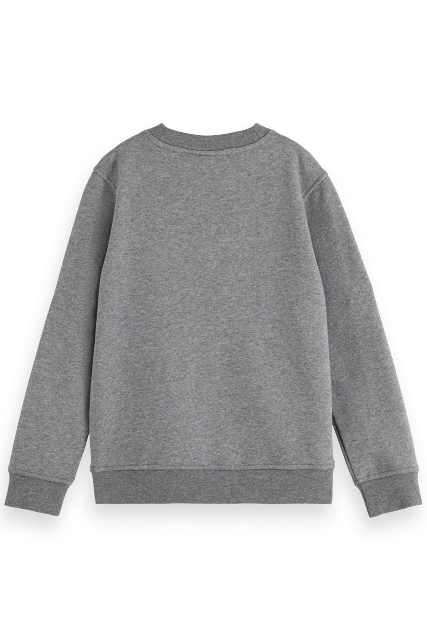 BOY REGULAR-FIT ARTWORK CREWNECK DARK GREY MELANGE 2