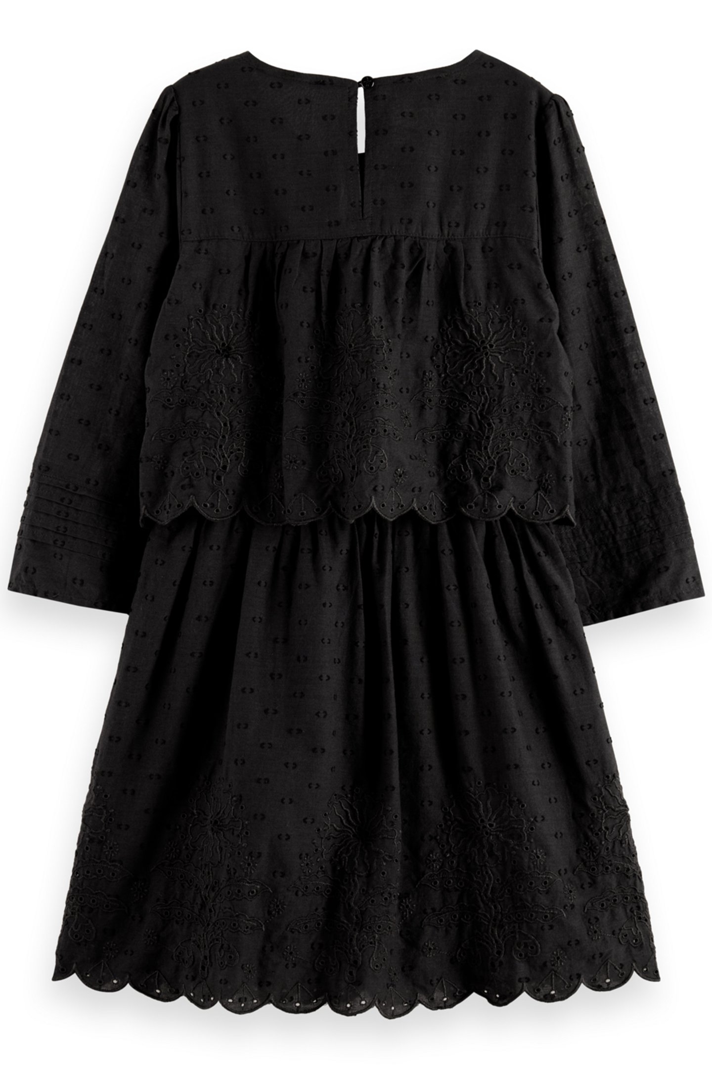 GIRL BRODERIE ANGLAISE DRESS VINYL 2