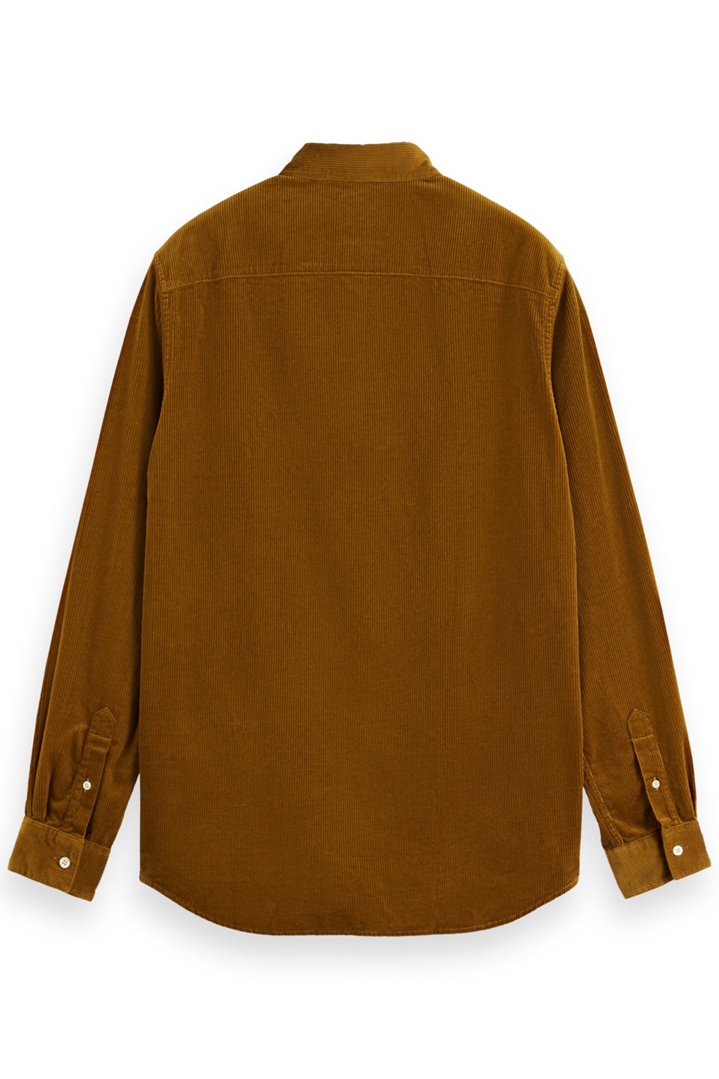 SOLID CORDUROY SHIRT GOLDEN RUST 2