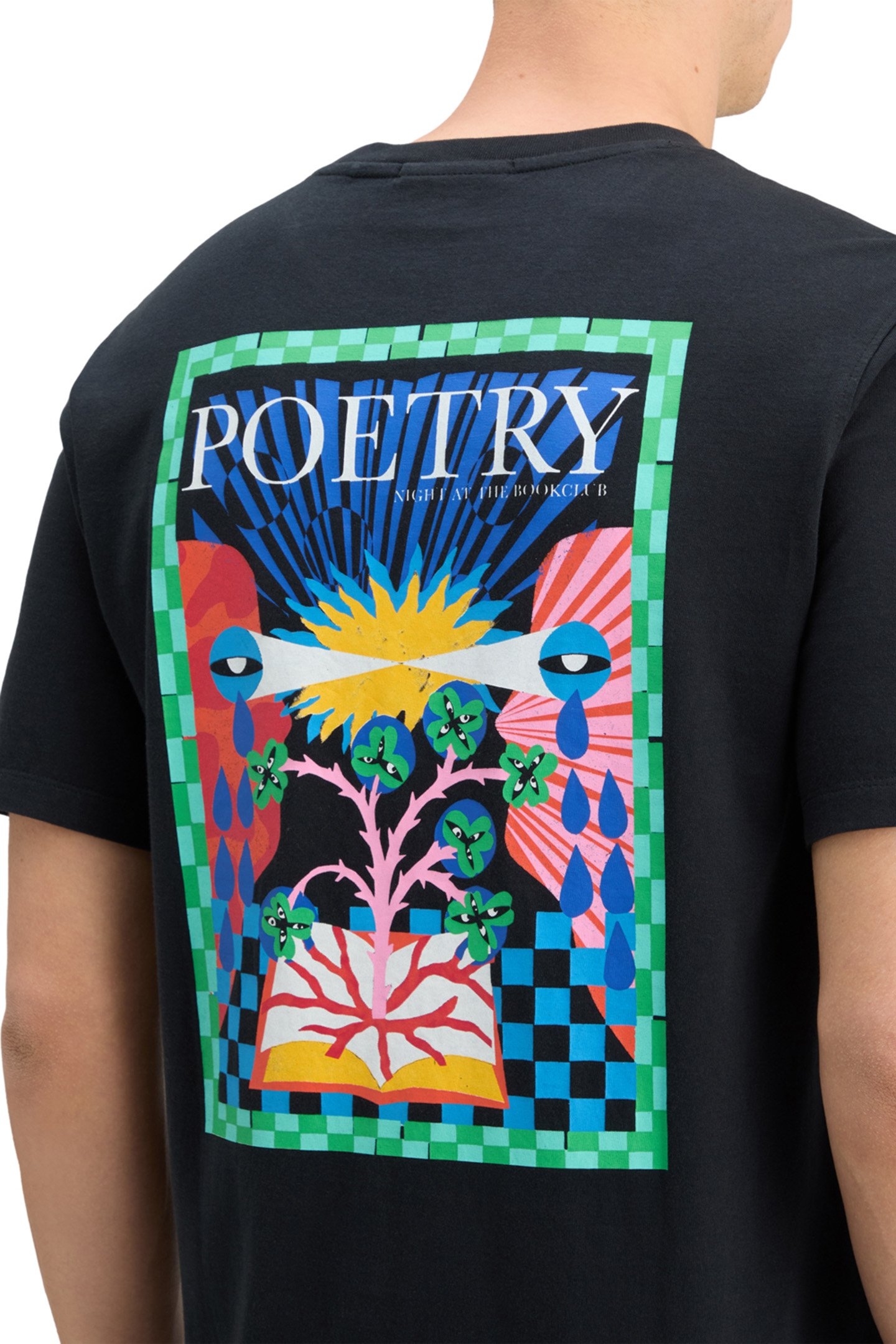 REGULAR FIT FRONT BACK ARTWORK T-SHIRT BLACK 6