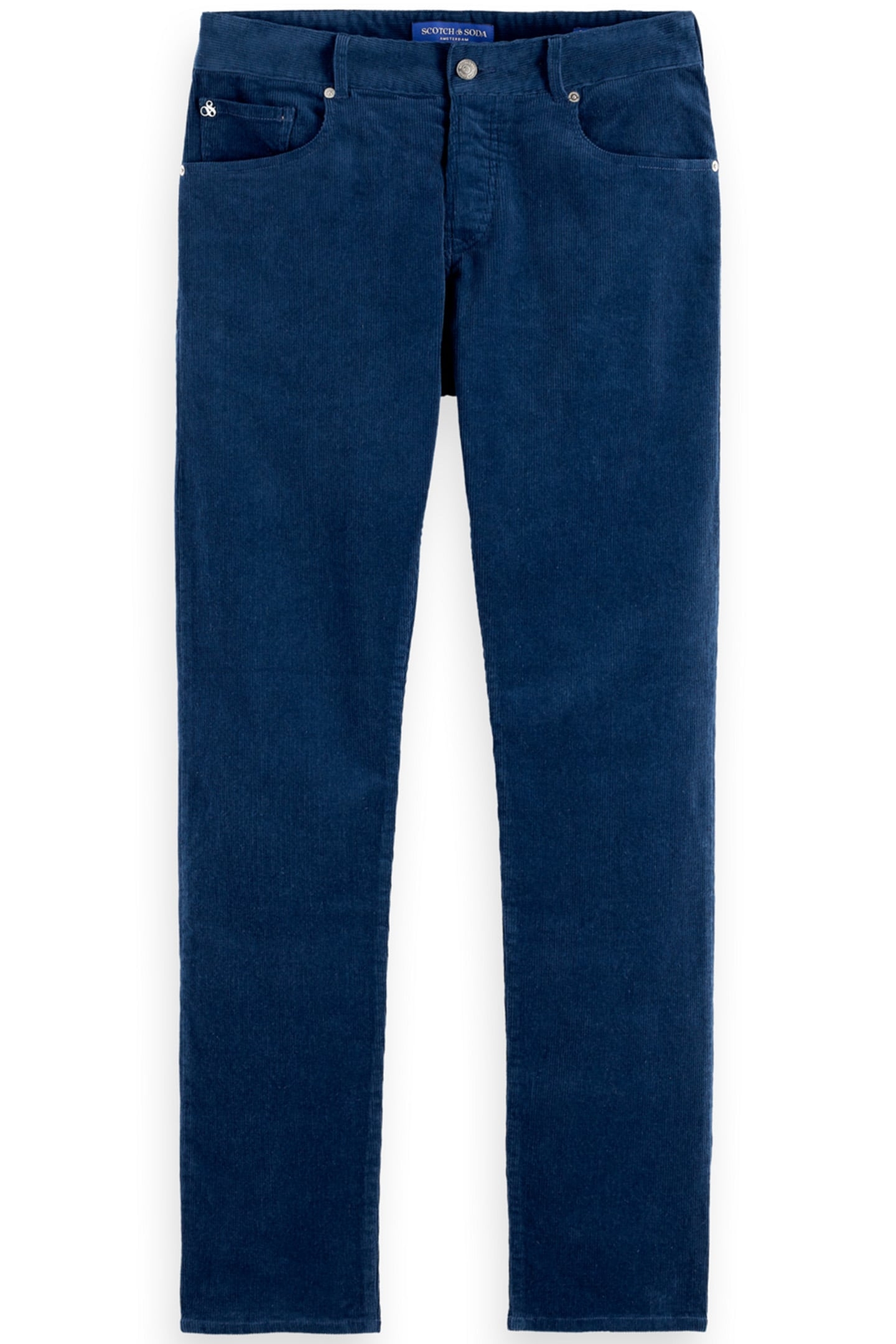 RALSTON 5 POCKET CORDUROY CHINO HERITAGE BLUE 4