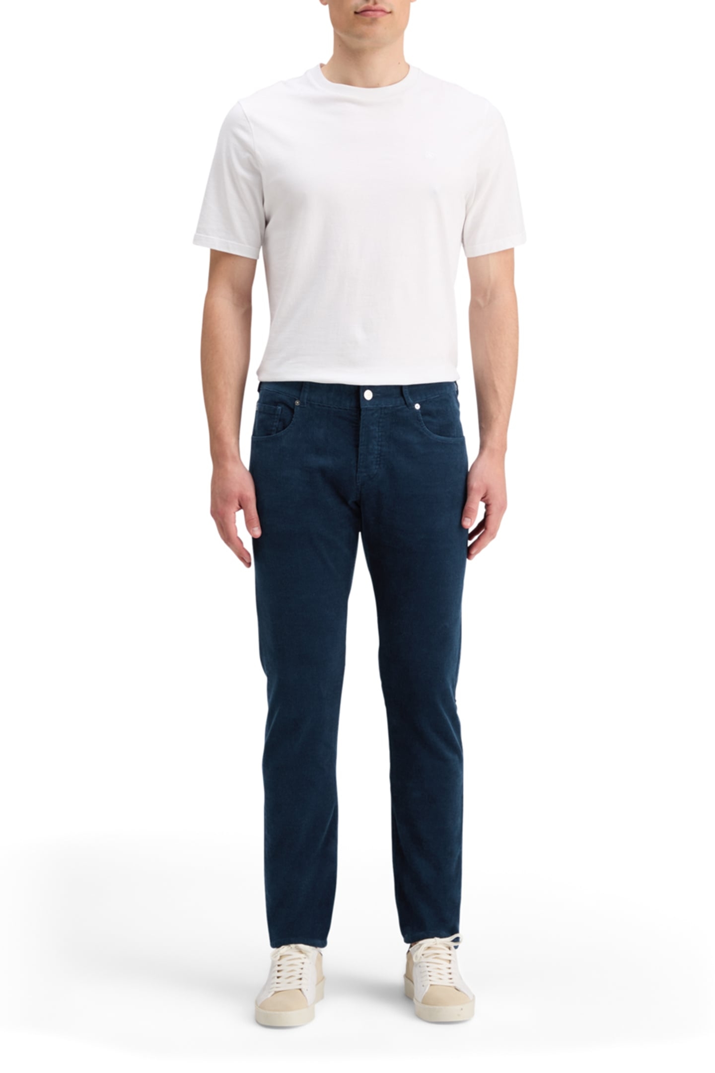 RALSTON 5 POCKET CORDUROY CHINO HERITAGE BLUE 3