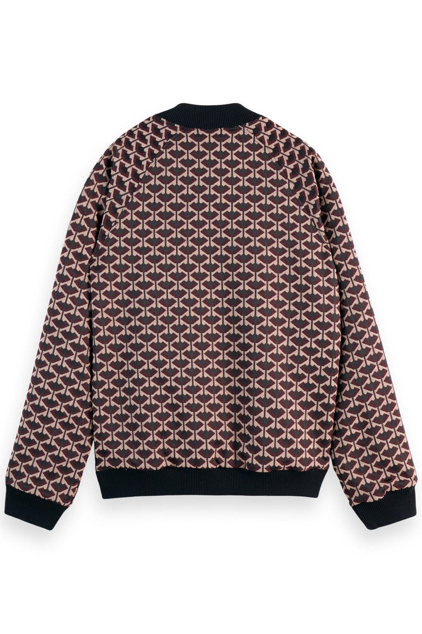 REVERSIBLE JACQUARD BOMBER JACKET GEO TULIP 4