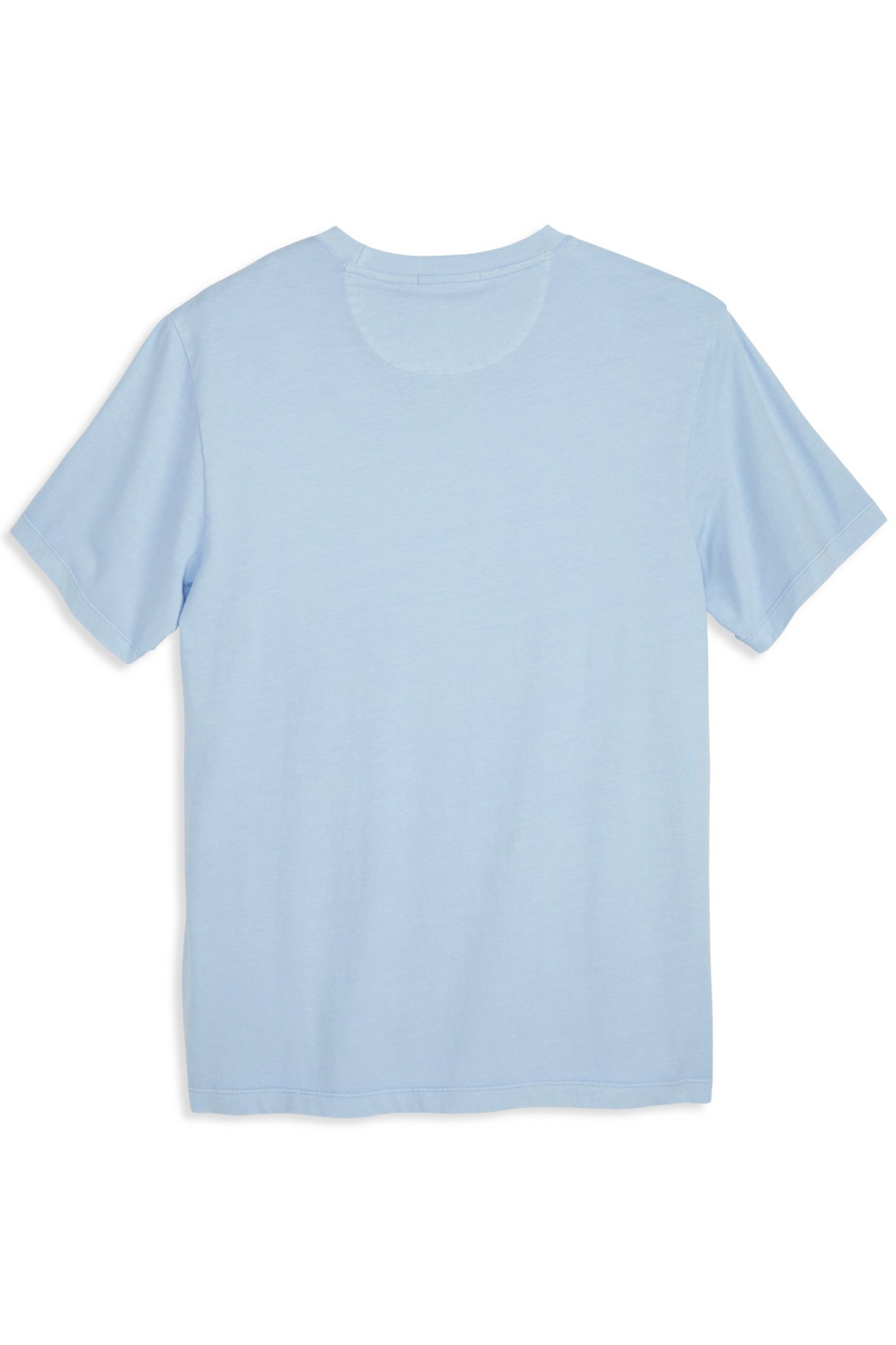 GARMENT DYED SS POCKET TEE BABY BLUE 2