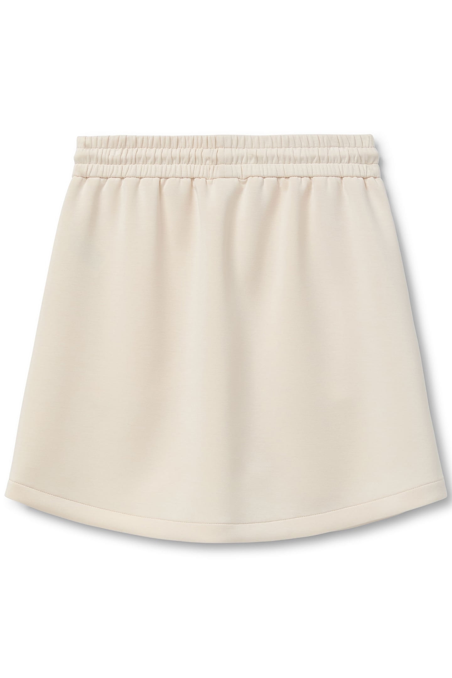 ELASTIC WAIST SKIRT WHITE CAP GREY 4