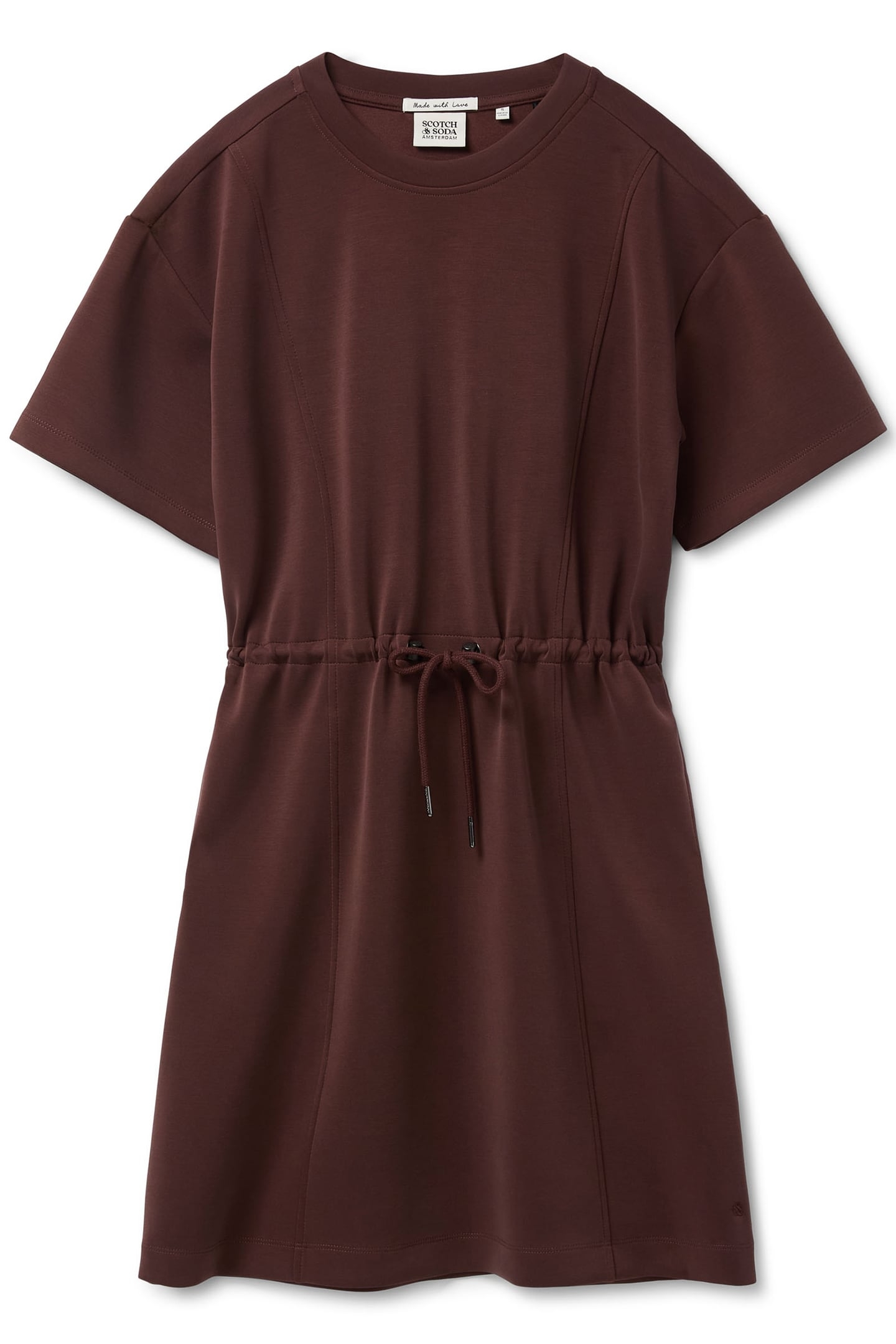 DRAWSTRING TEE DRESS PUCE 3