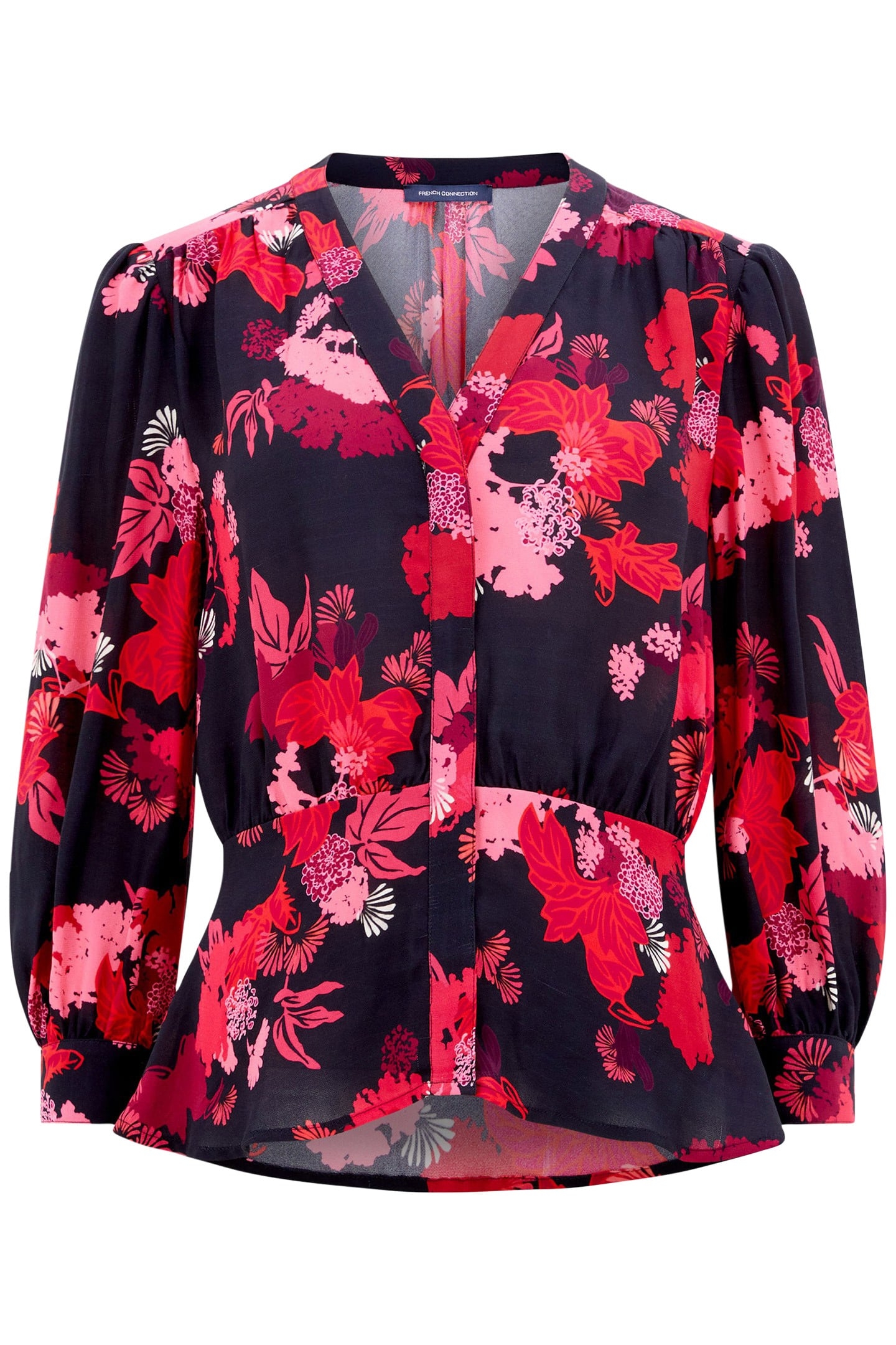 FOLIAGE CHIARA BALLOON SLV TOP BLACKOUT MULTI 4