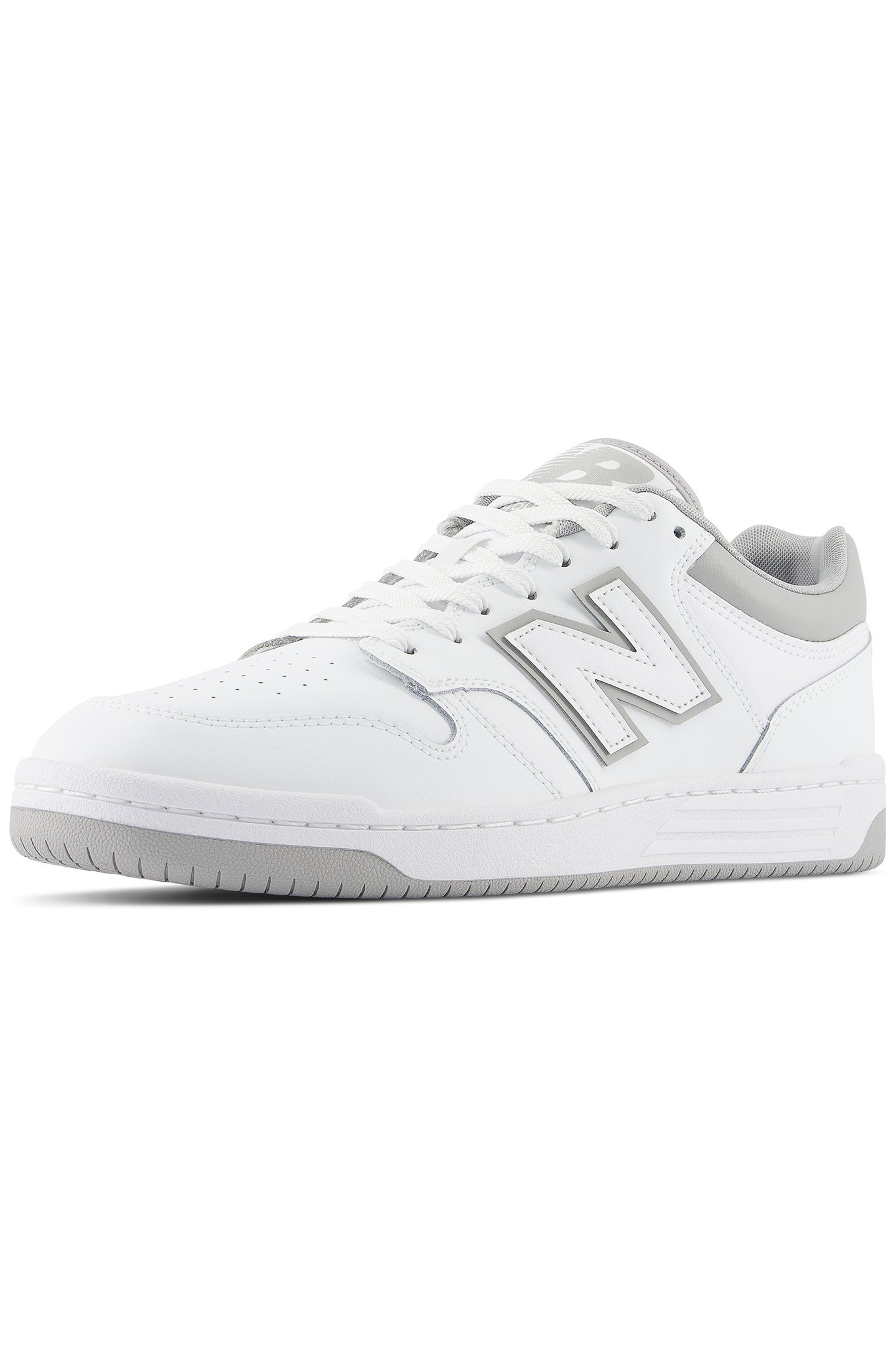 BB480LGM SNEAKERS IN WHITE & GREY 6