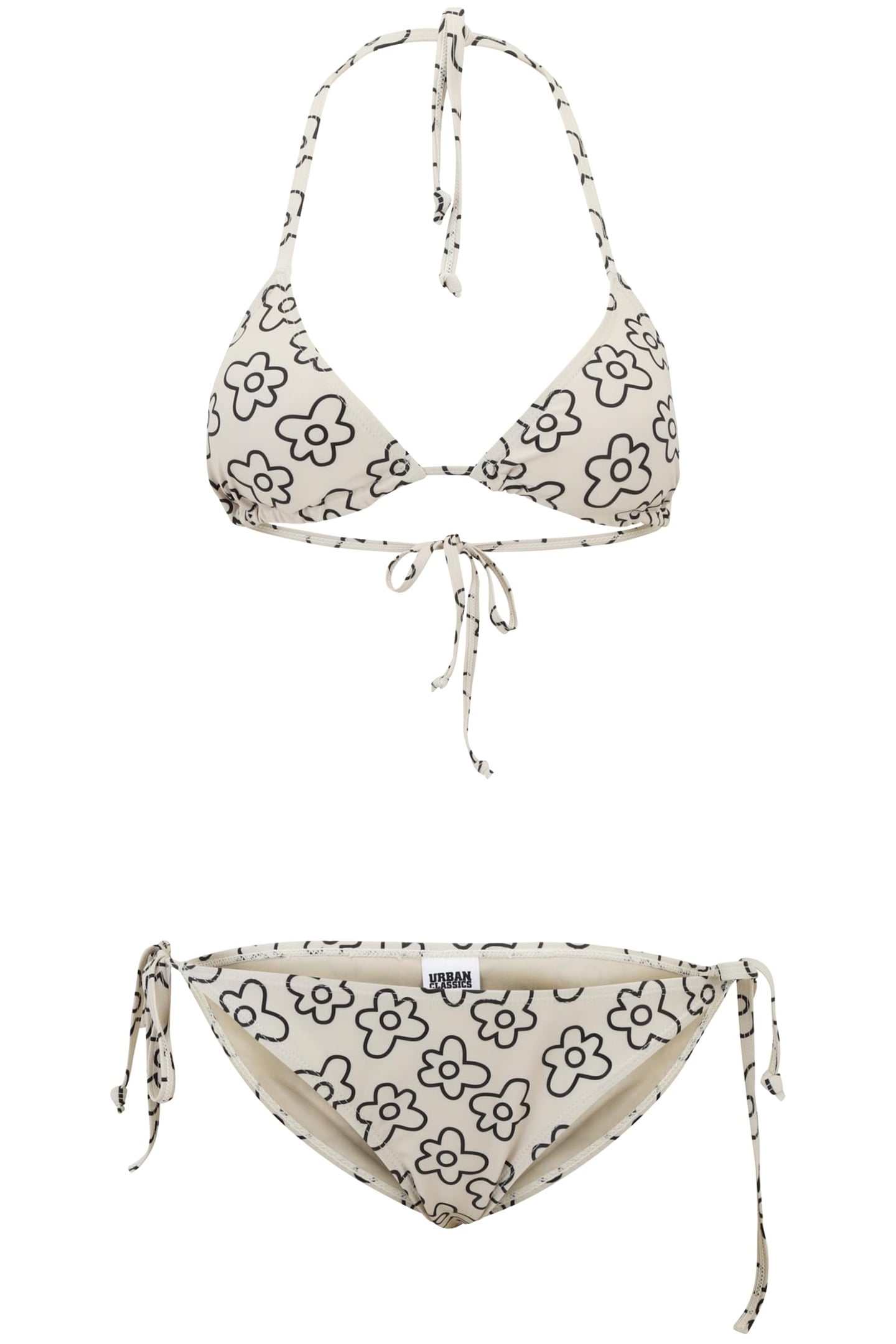 LADIES TRIANGLE PATTERN BIKINI BLACKFLOWER 1