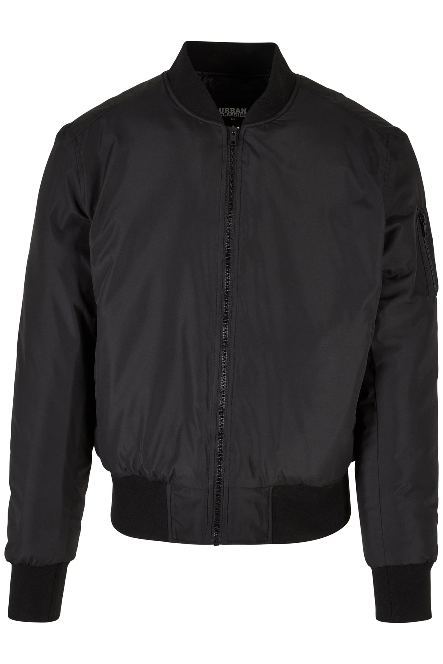RECYCLED BASIC BOMBER JACKET BLACK 1