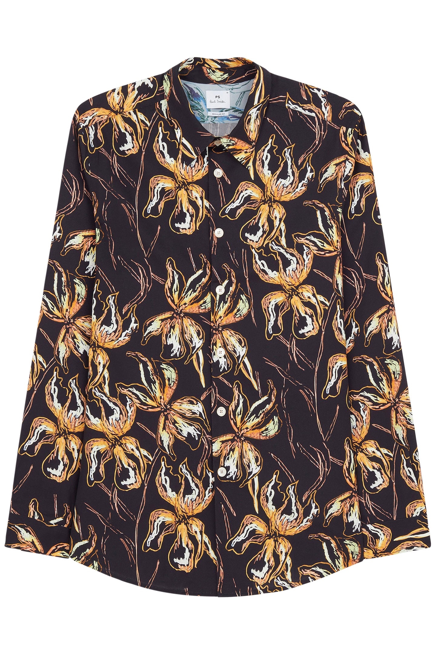 LS REGULAR FIT SHIRT BLACK 1