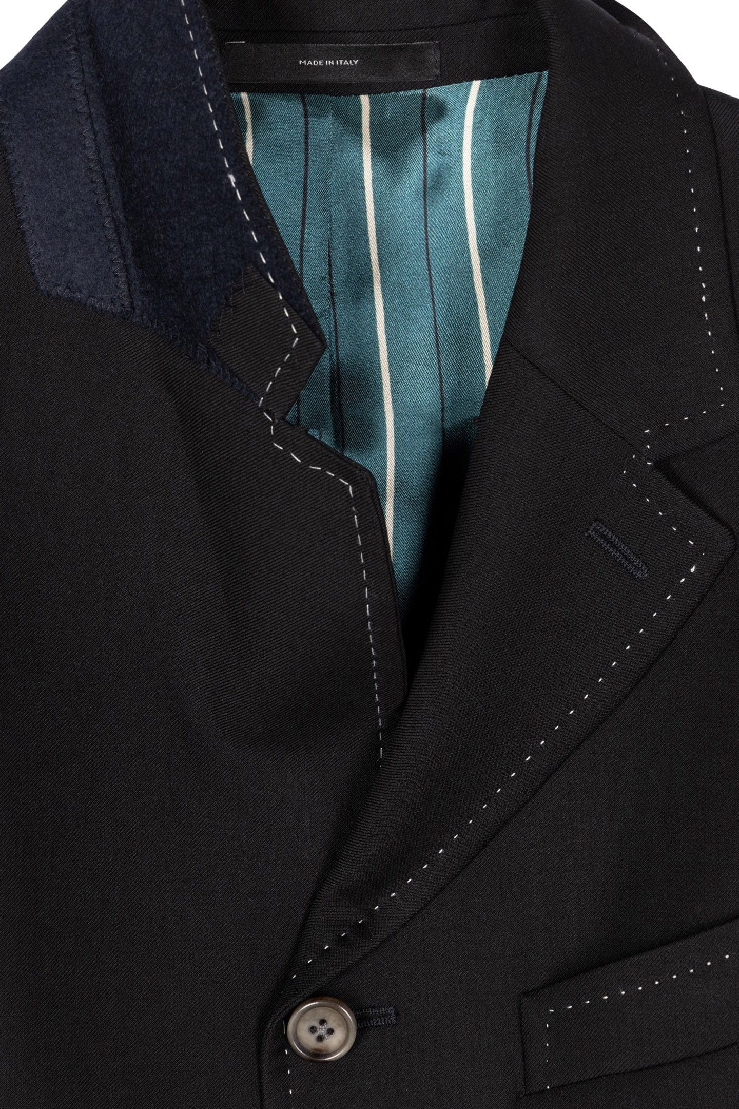 MENS 2 BUTTON JACKET BLACK 7