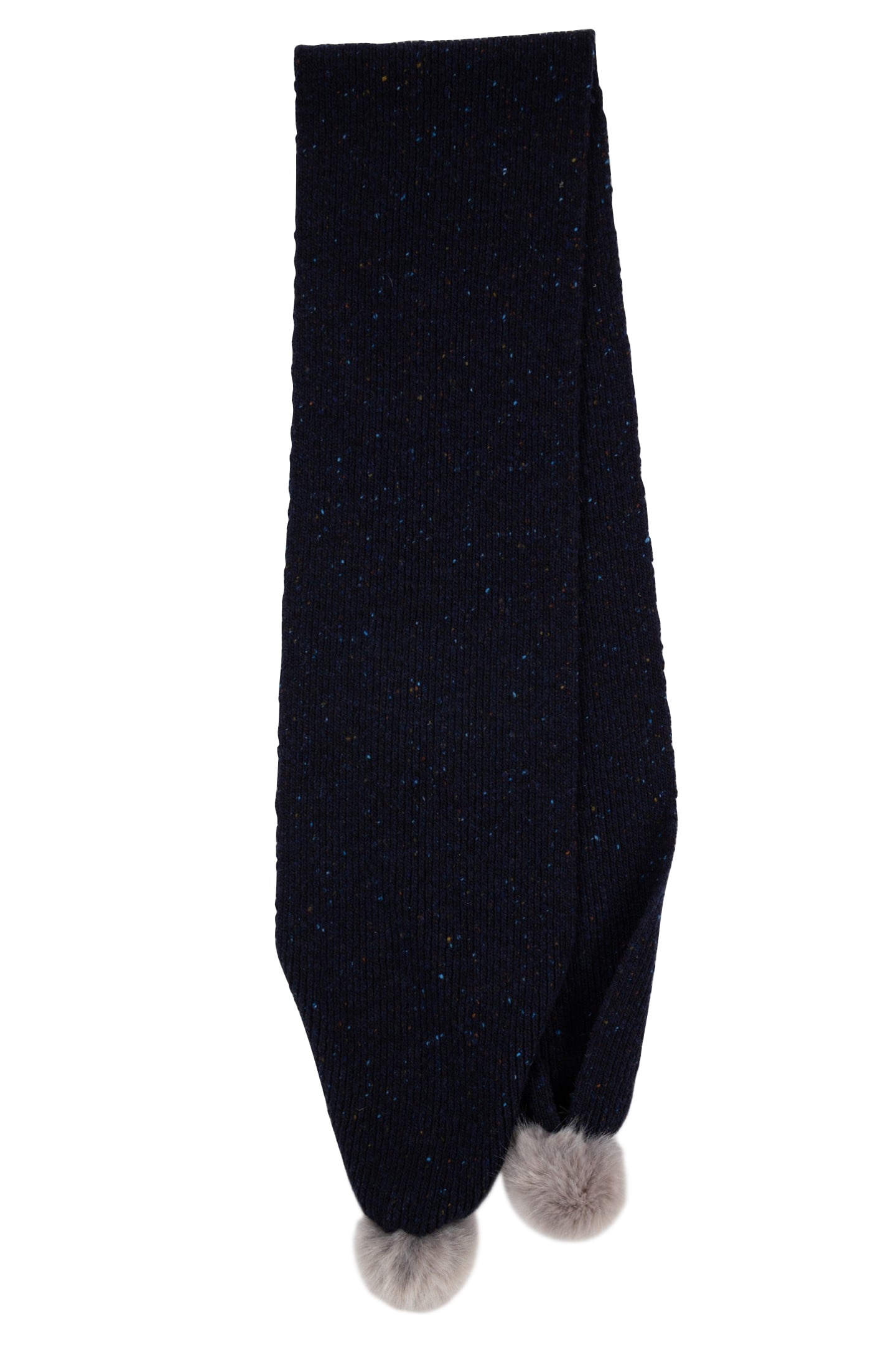 SCARF DONEGAL POM NAVY 1
