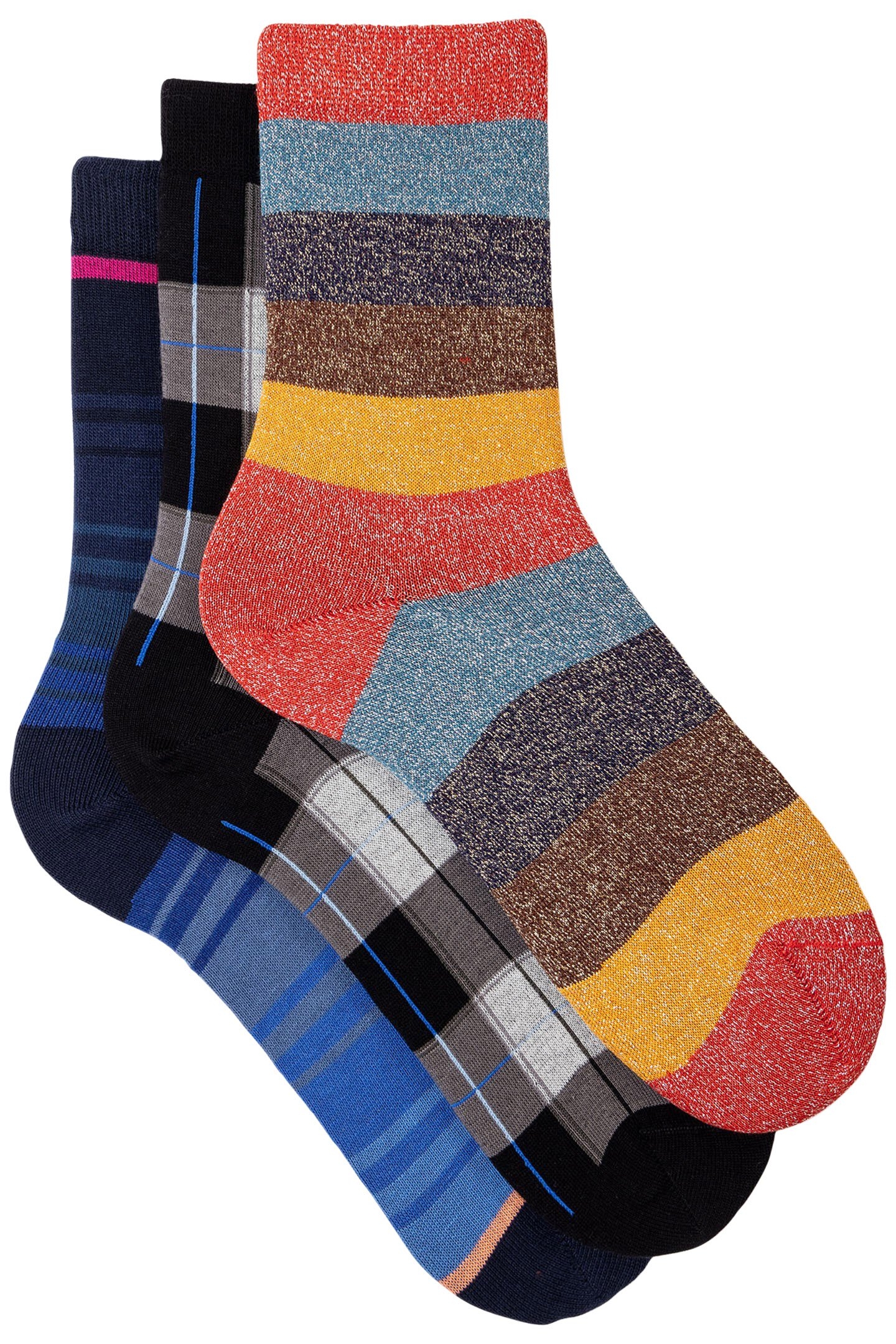 SOCK 3 PACK MIX SSNL MIXED PLATE 1 1