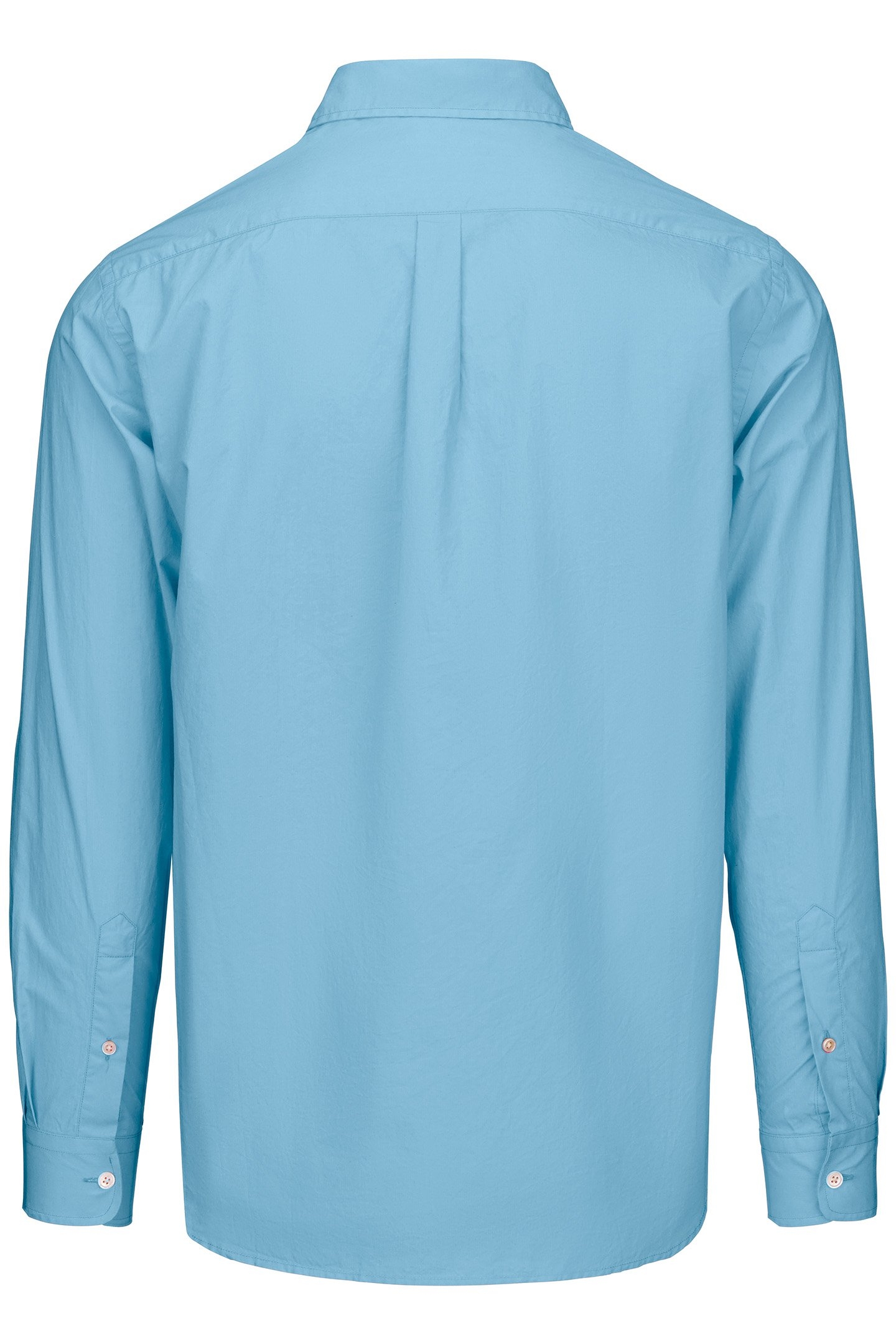 MALFA GARMENT DYE SHIRT AEGEAN BLUE 2