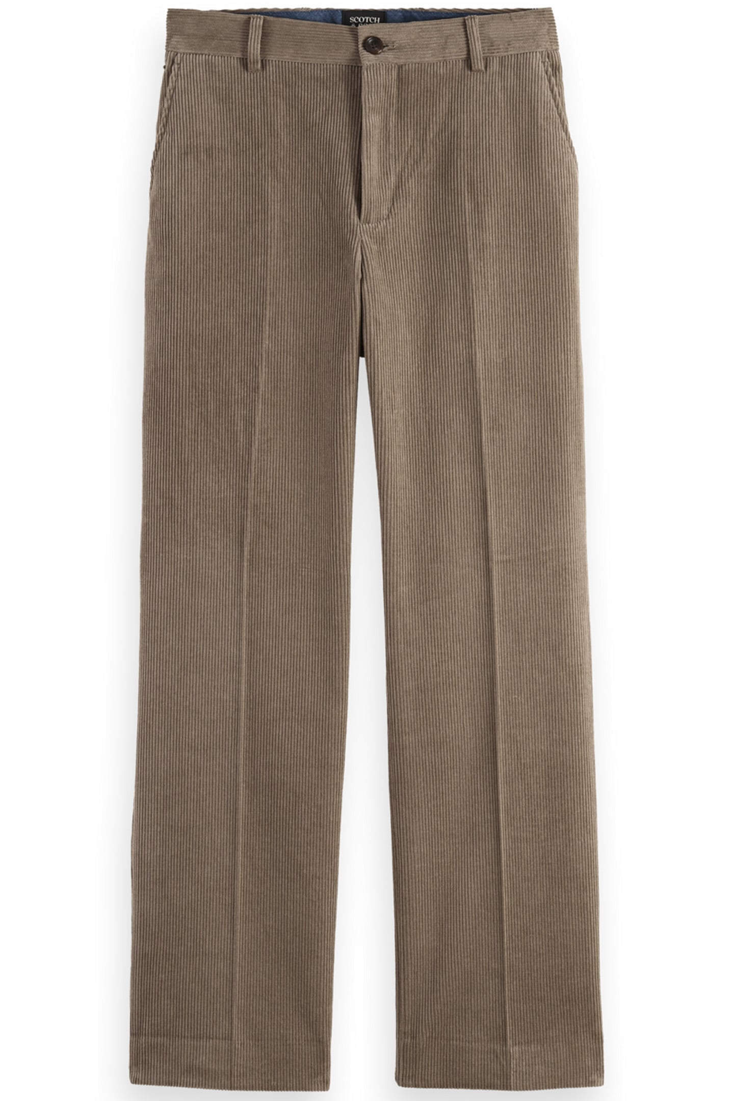 STRAIGHT FIT COTTON CORDUROY CHINO CAPPUCHINO 4