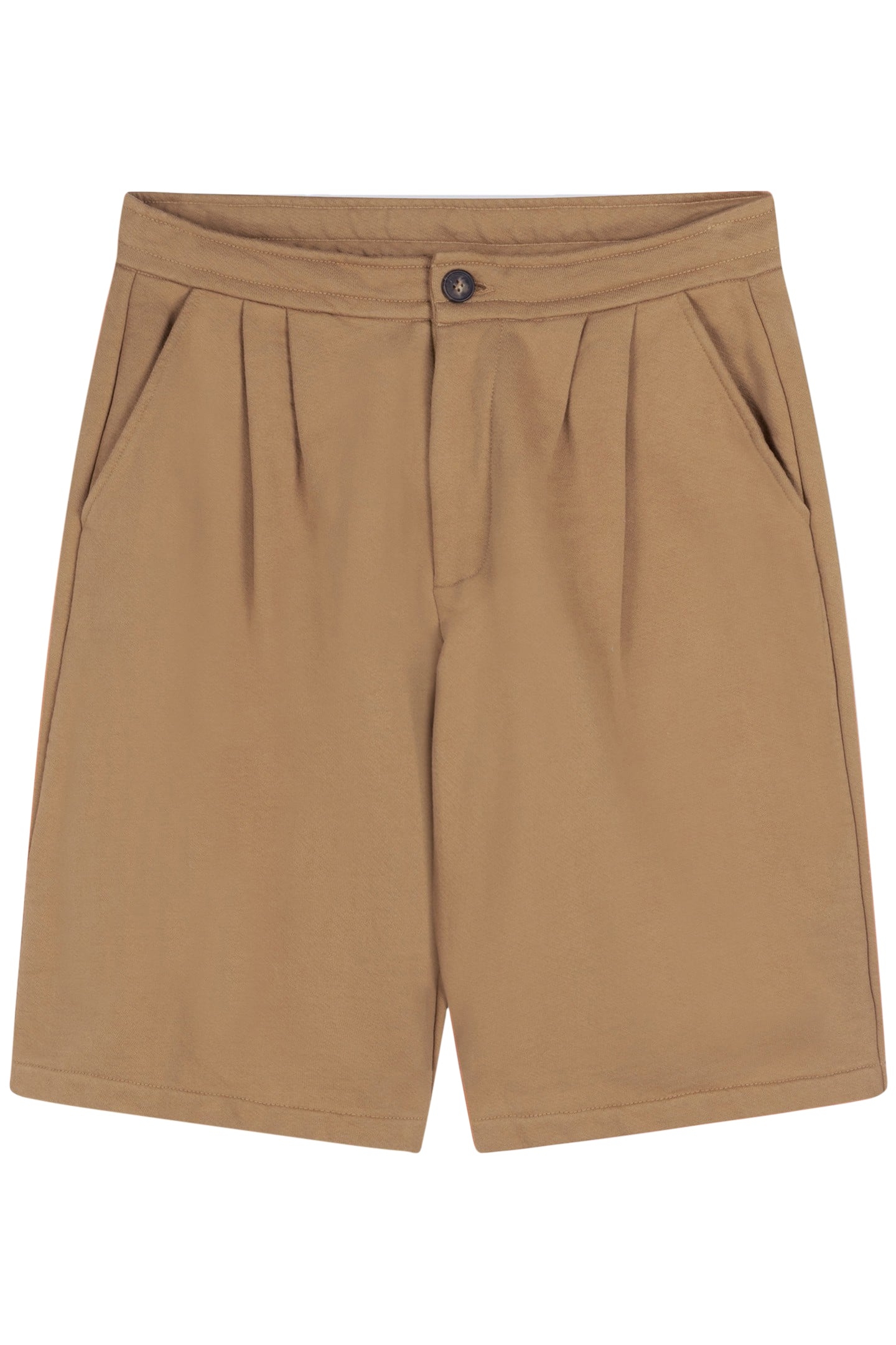 ROBIN FLEECE SHORTS CAMEL 3