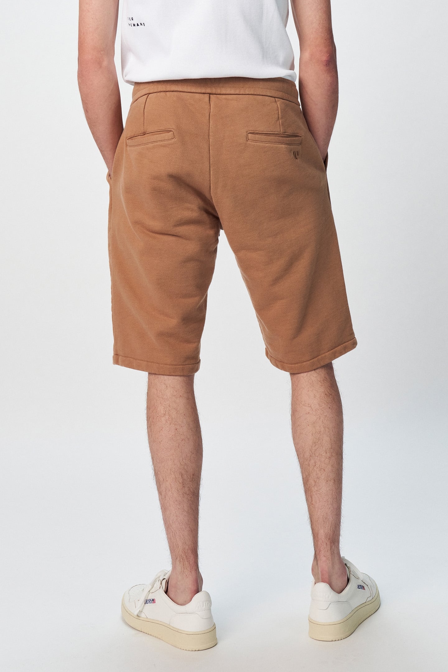 ROBIN FLEECE SHORTS CAMEL 2
