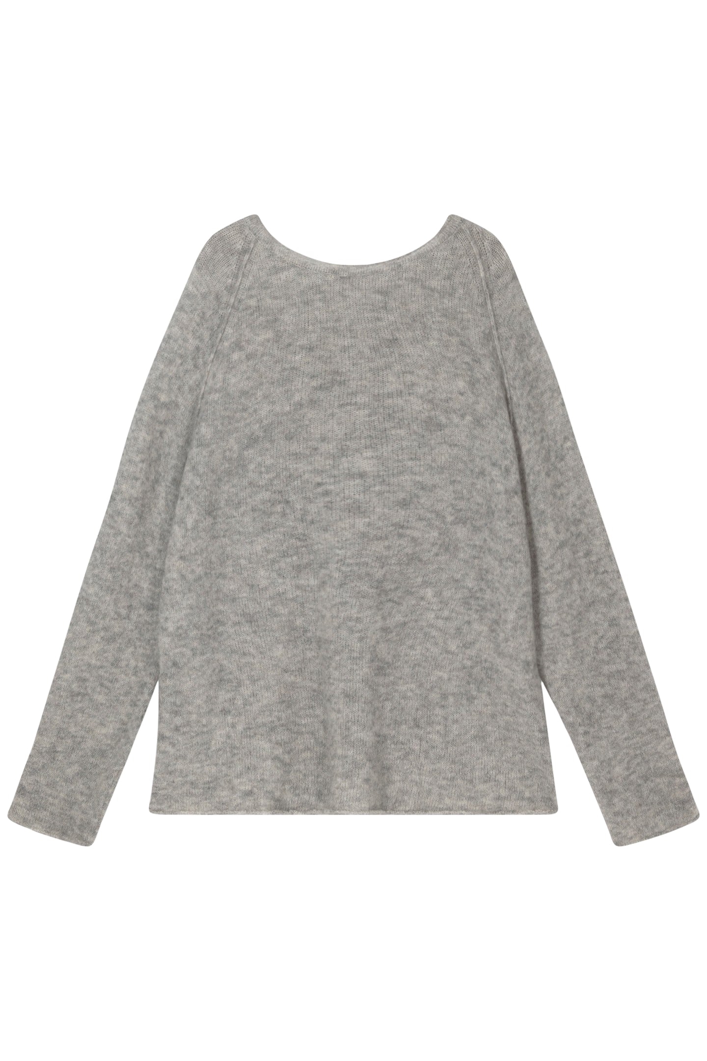 JACE KNIT SWEATER LIGHT GREY MELEE 5