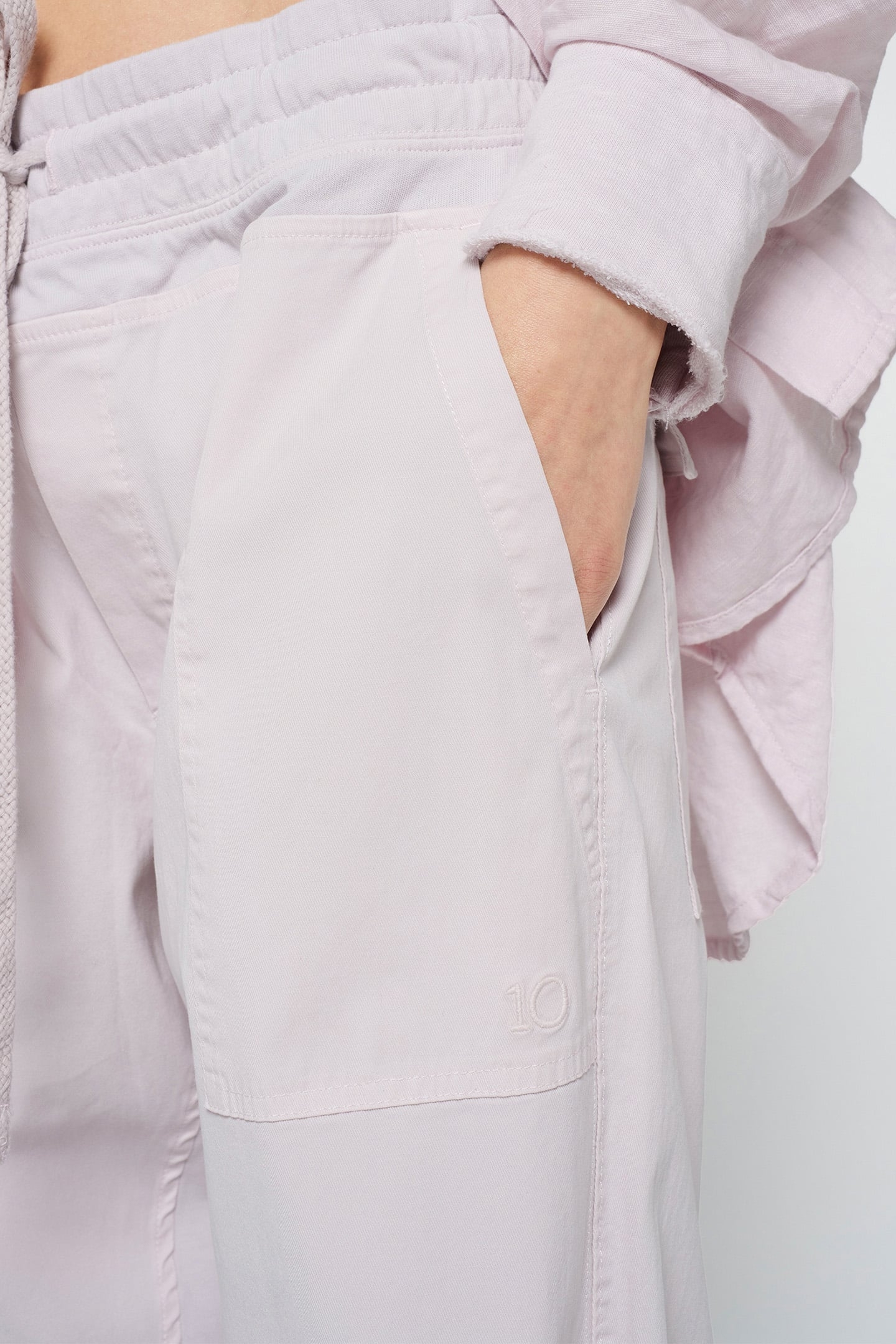 WOVEN PANTS PALE LILAC 6